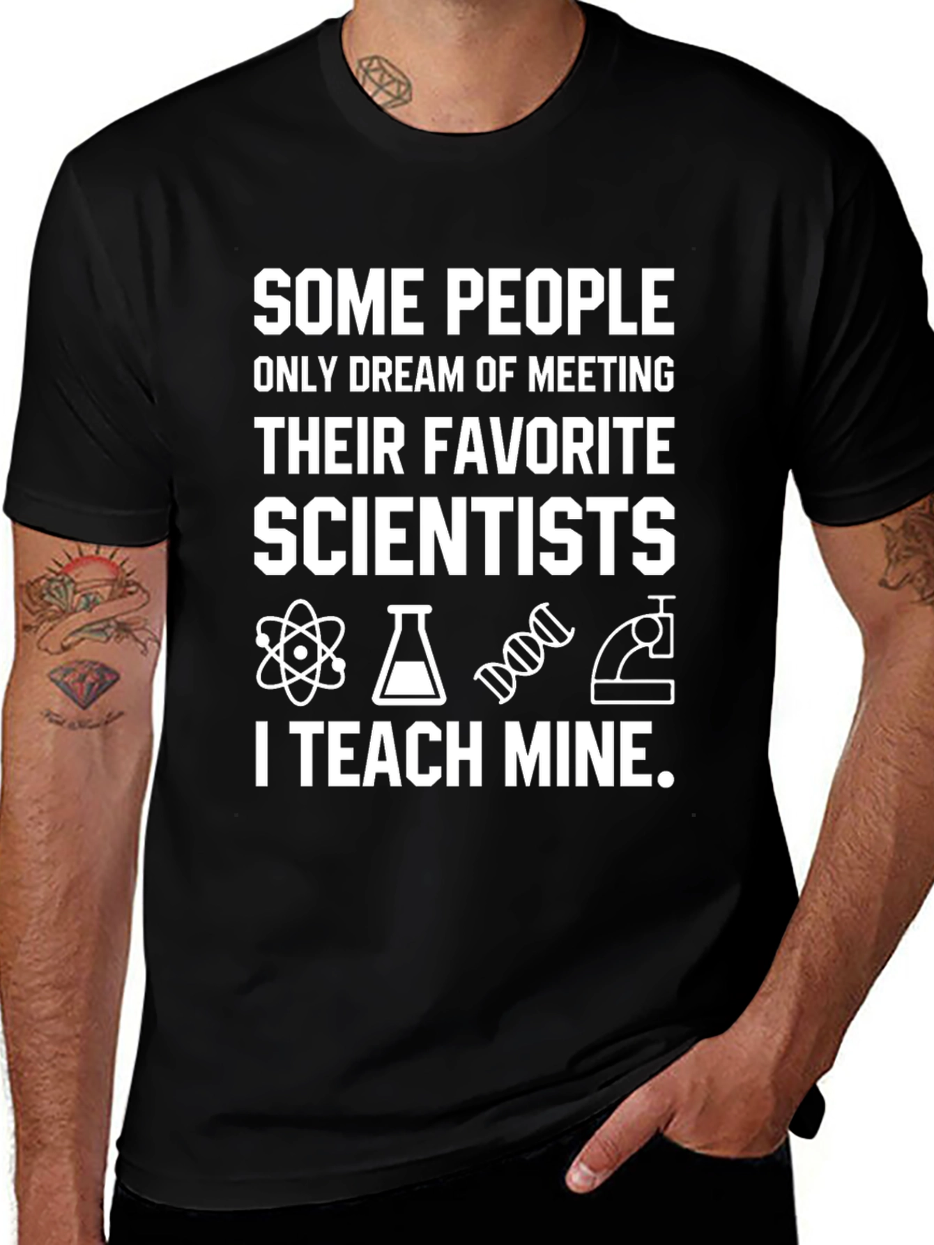 Scientist Teacher T-Shirt - Teach Mine