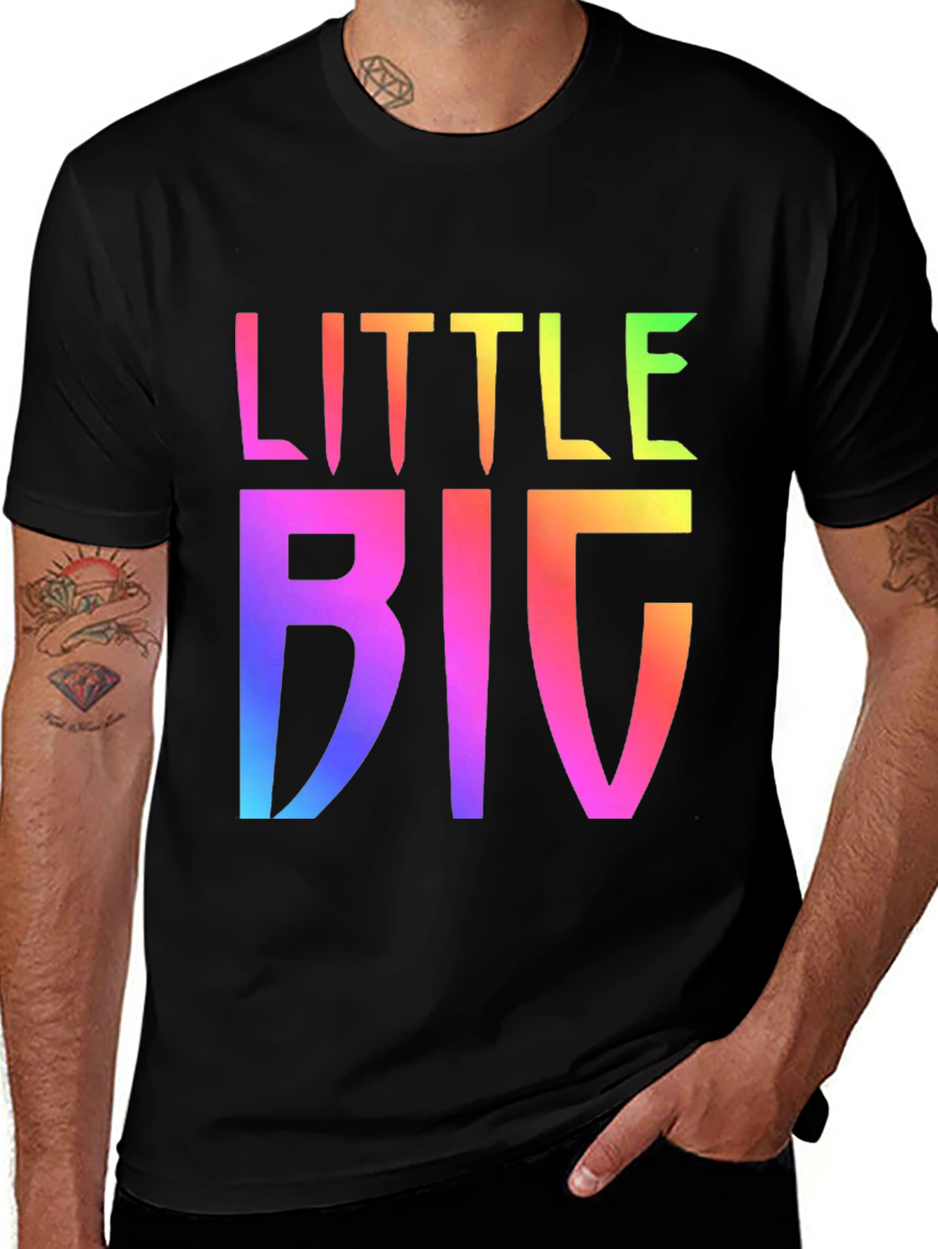 Little Big Rainbow Graphic Tee