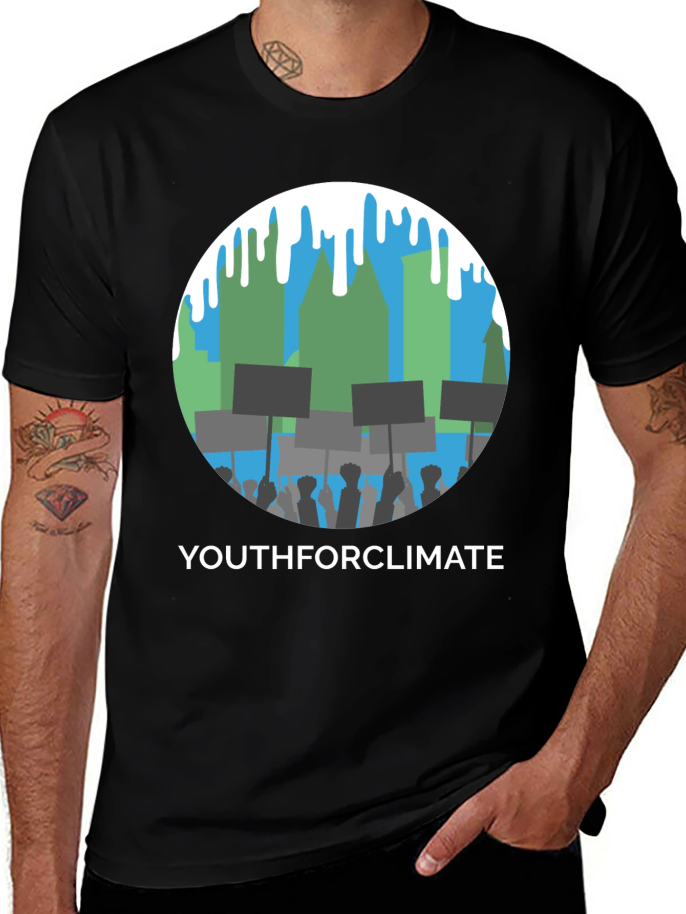 YouthforClimate Graphic Tee - Protest Shirt