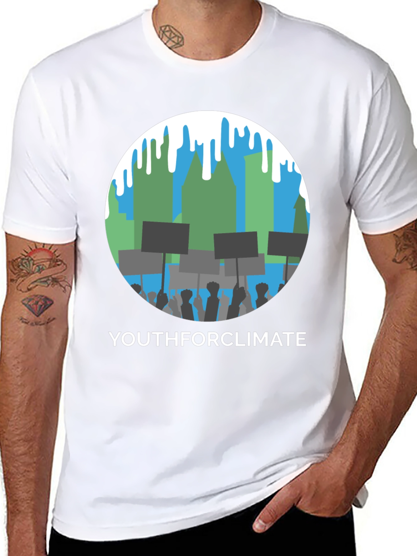 YouthforClimate Graphic Tee - Protest Shirt