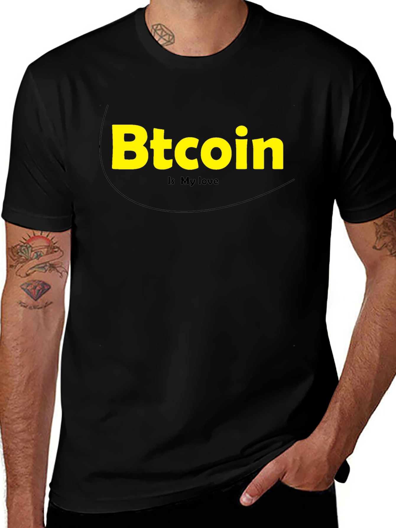 Bitcoin Is My Love - Graphic Tee