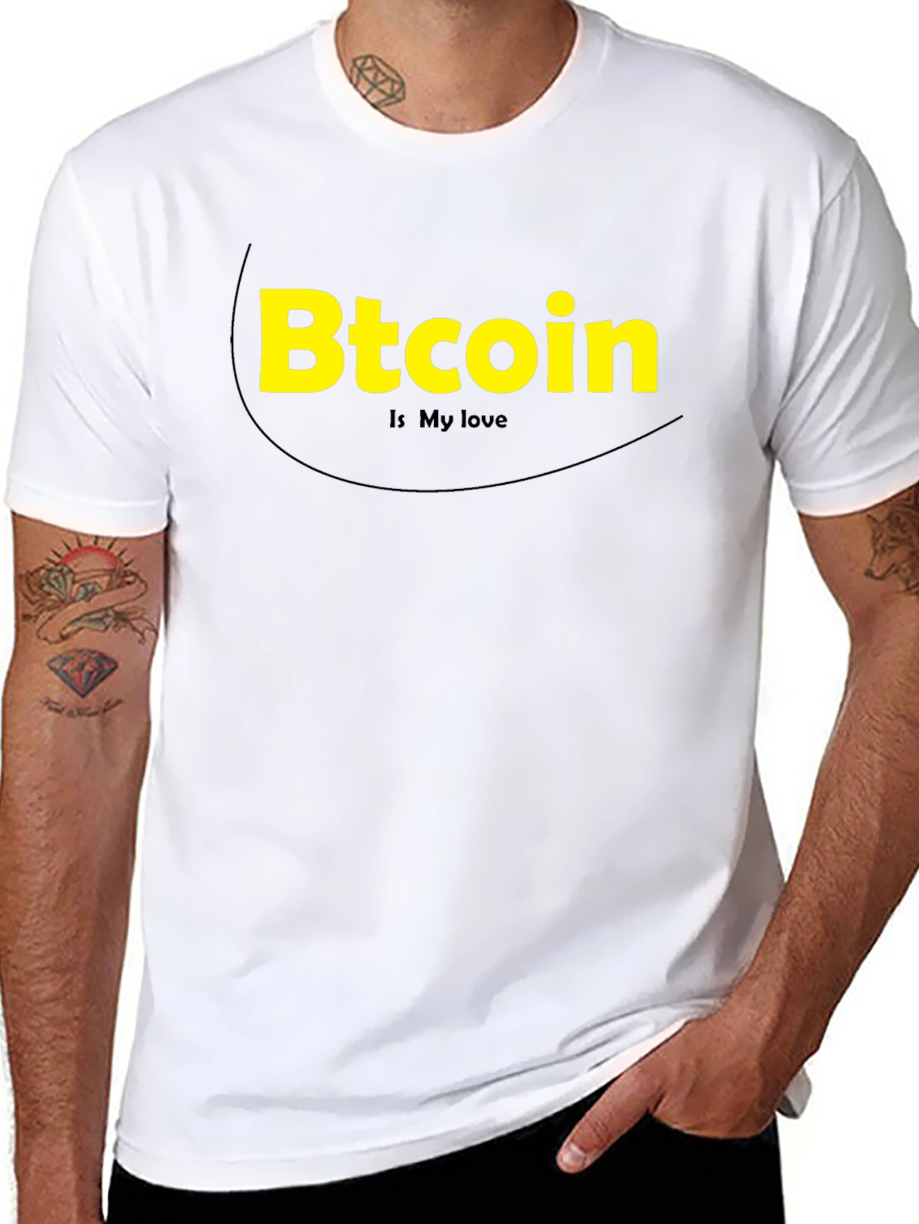 Bitcoin Is My Love - Graphic Tee