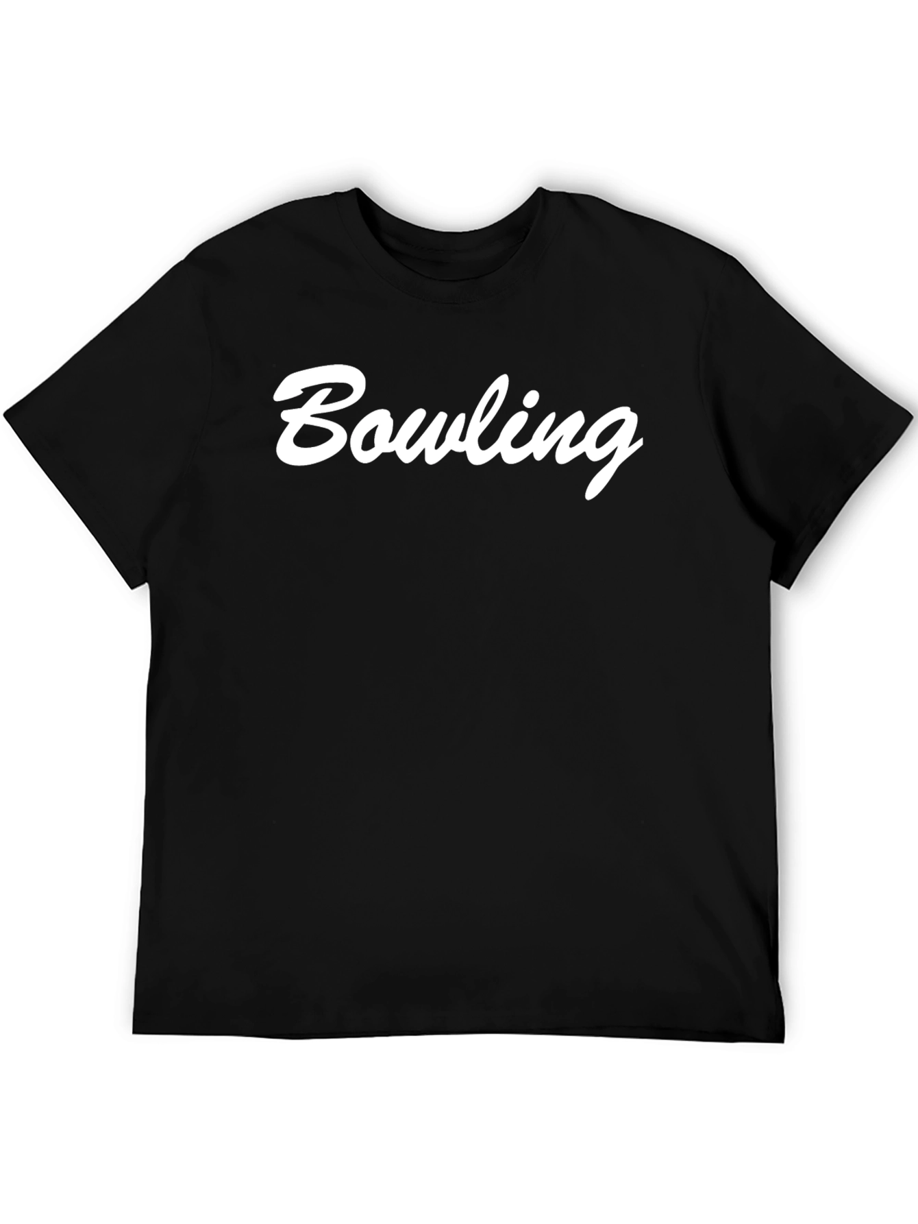 Bowling Graphic T-Shirt Casual Tee