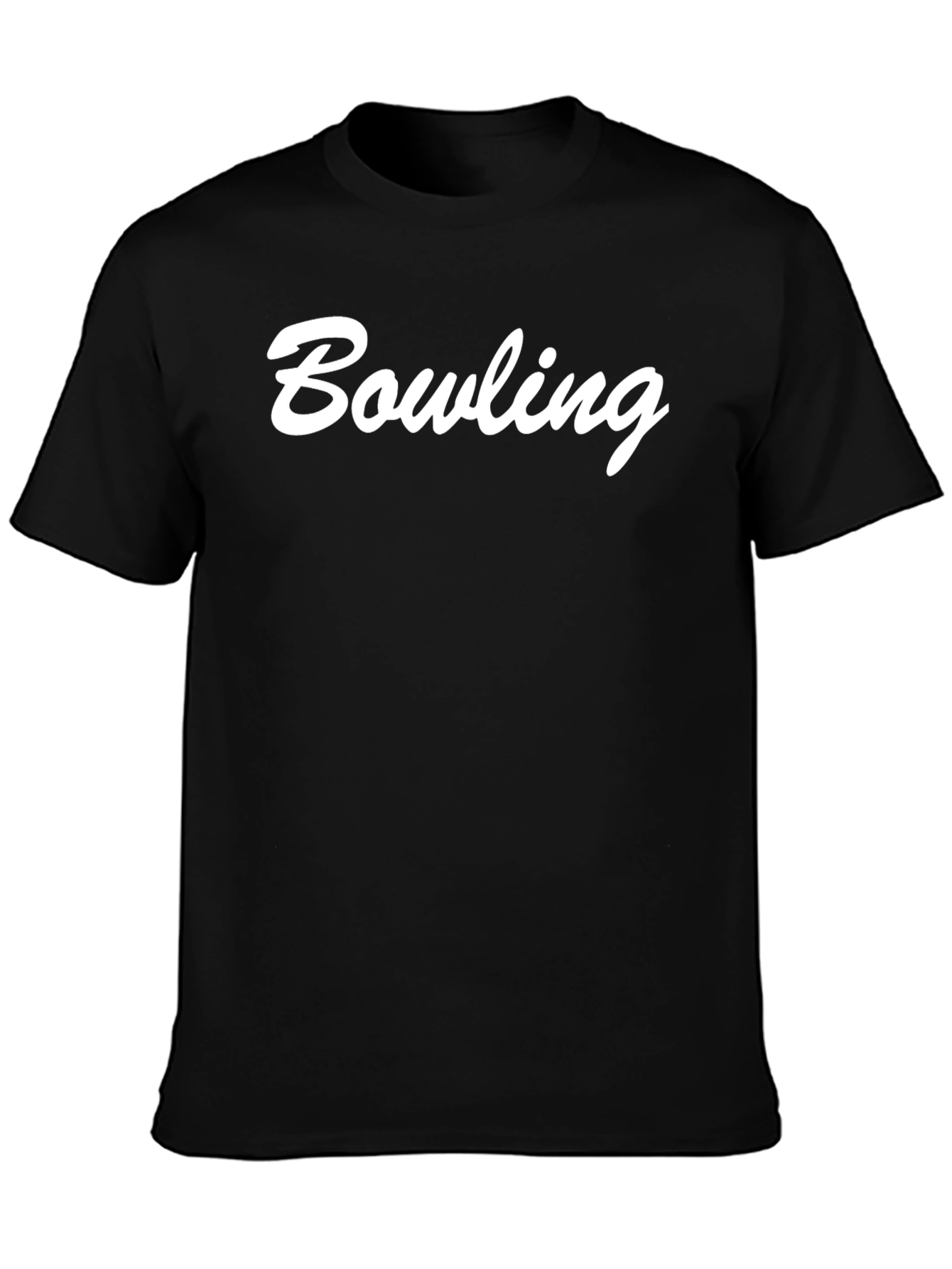 Bowling Graphic T-Shirt Casual Tee