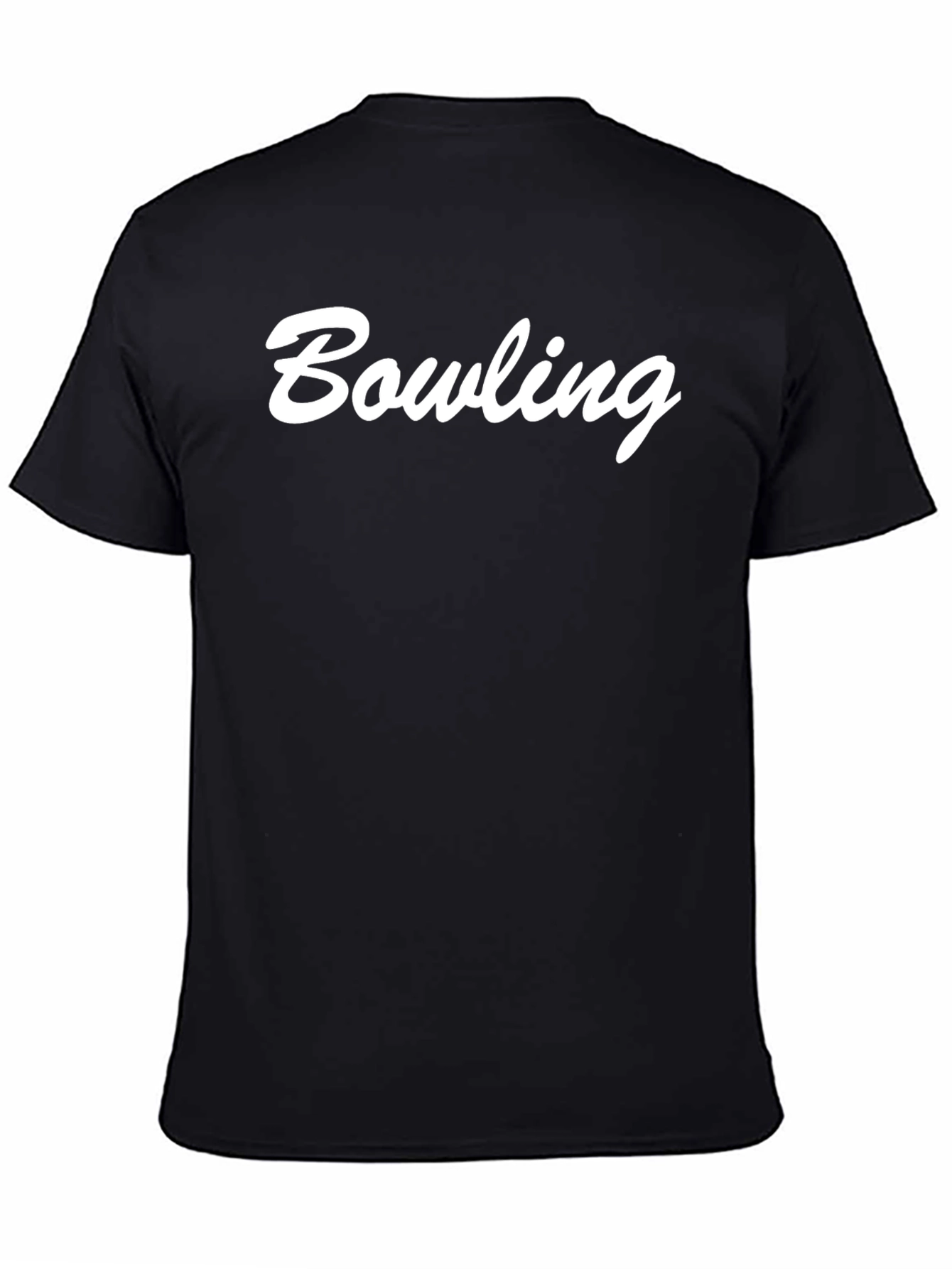 Bowling Graphic T-Shirt Casual Tee