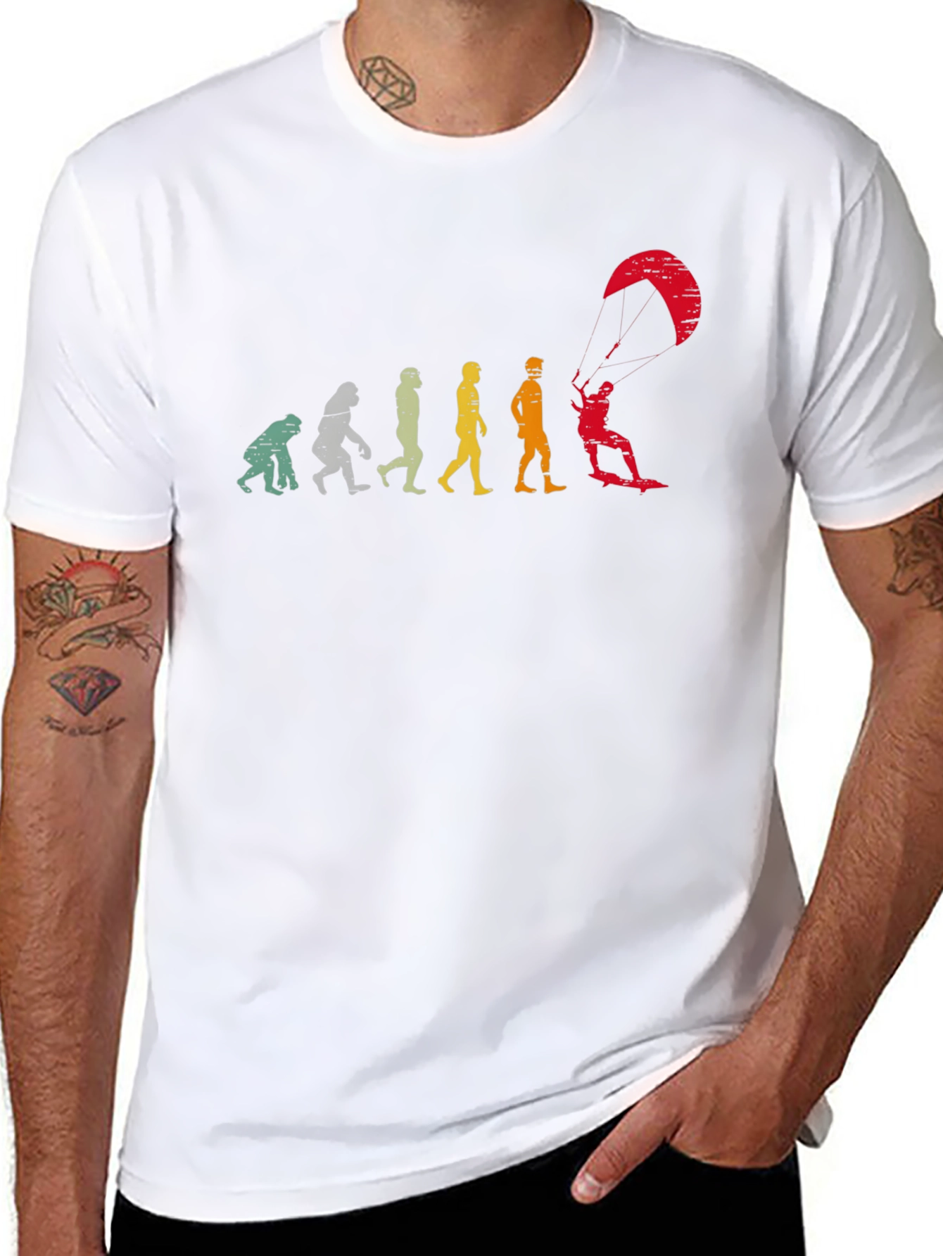 Evolution of Kitesurfing T-Shirt