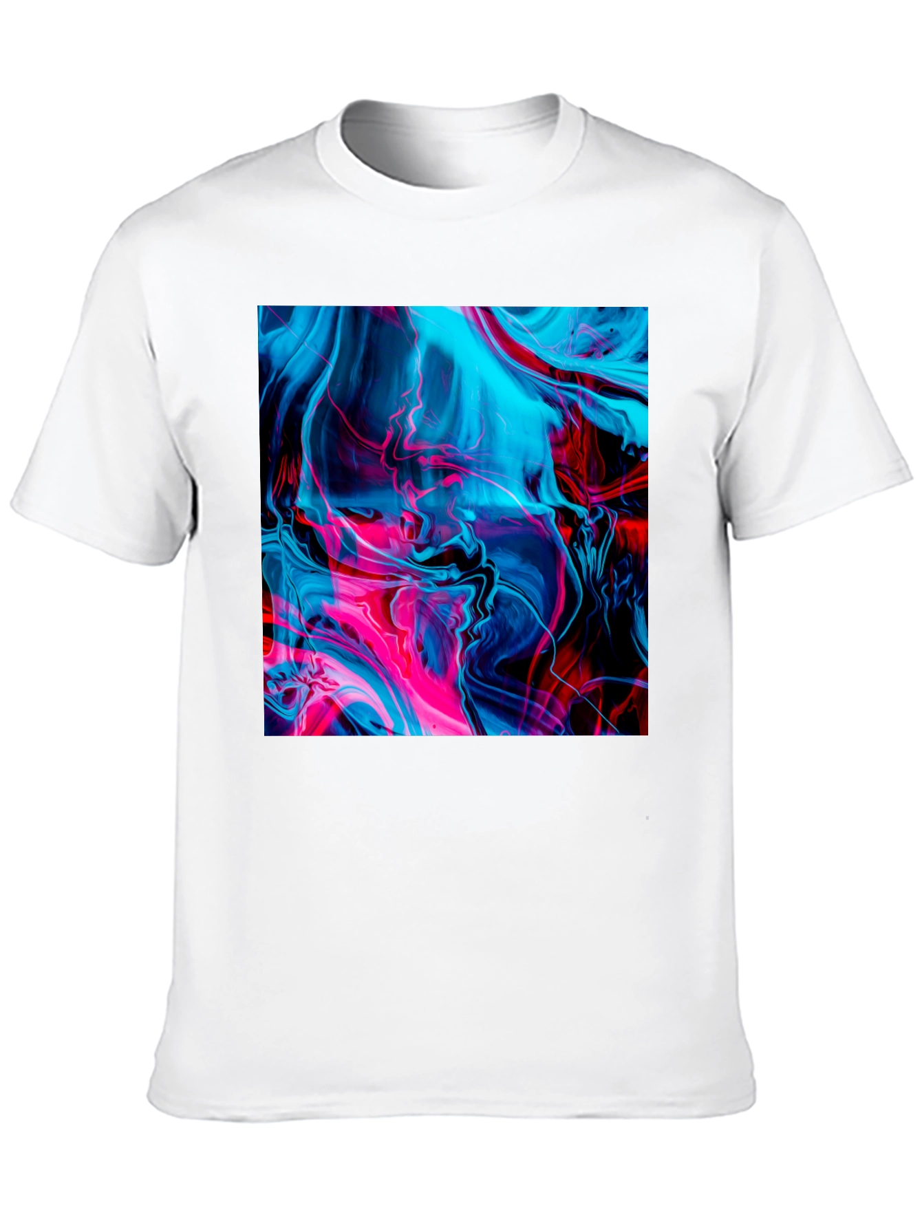 Abstract Swirl T-Shirt - Vibrant Graphic Tee