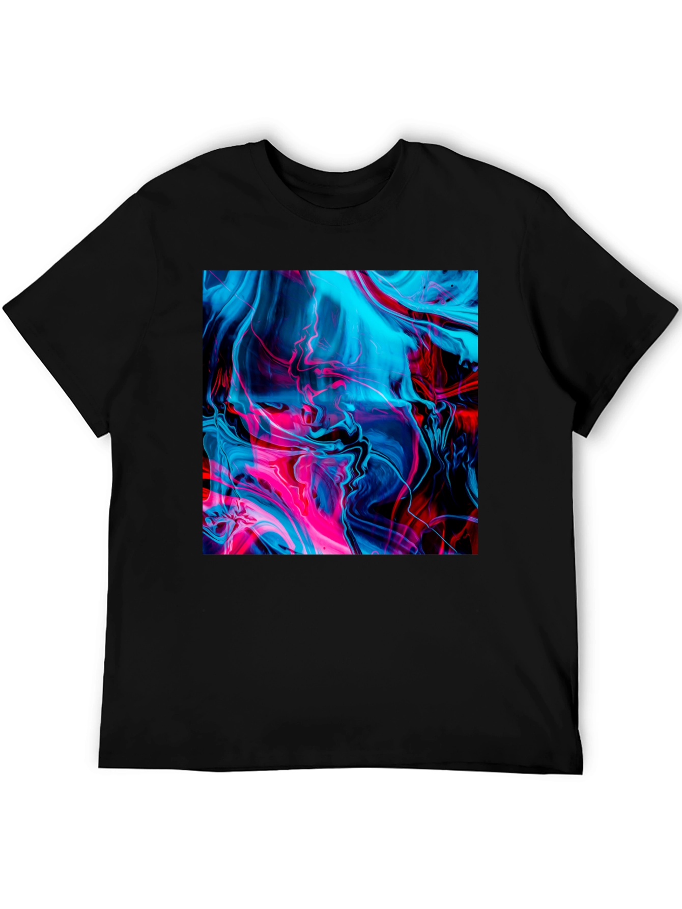 Abstract Swirl T-Shirt - Vibrant Graphic Tee