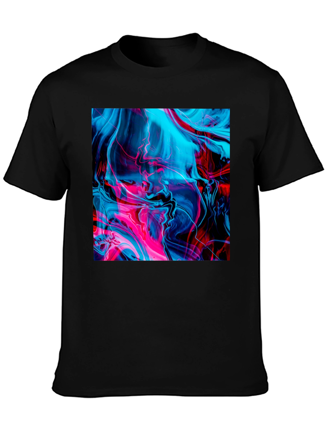 Abstract Swirl T-Shirt - Vibrant Graphic Tee