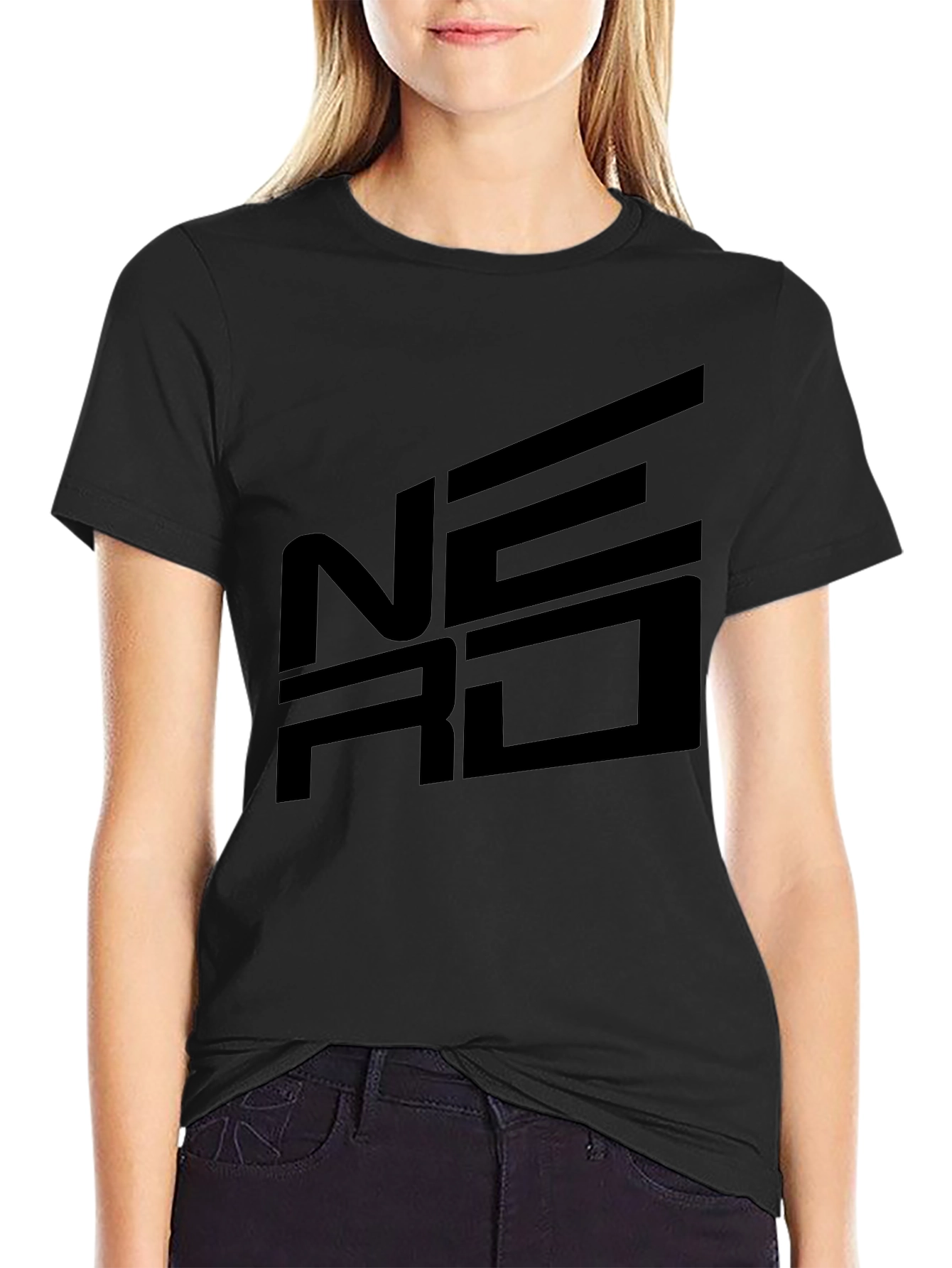 NERO Graphic T-Shirt - Mens Black Tee