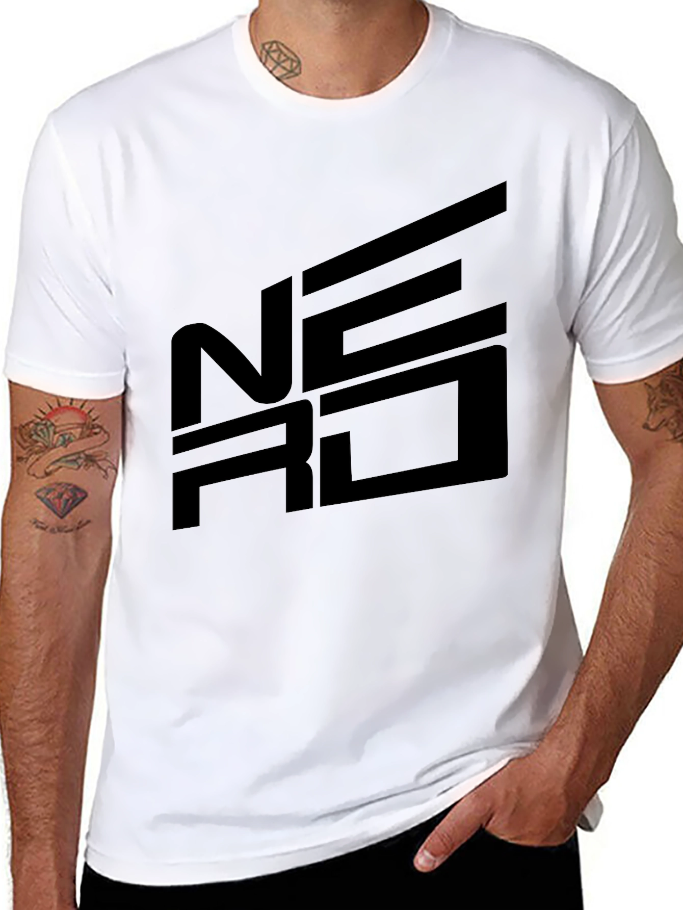 NERO Graphic T-Shirt - Mens Black Tee