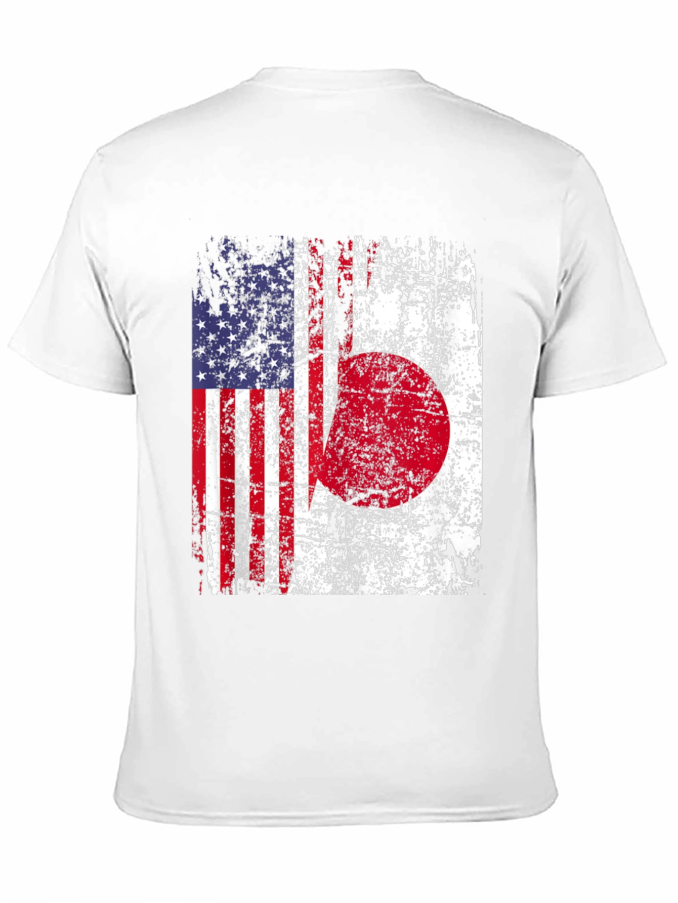 USA Japan Flag Graphic T-Shirt