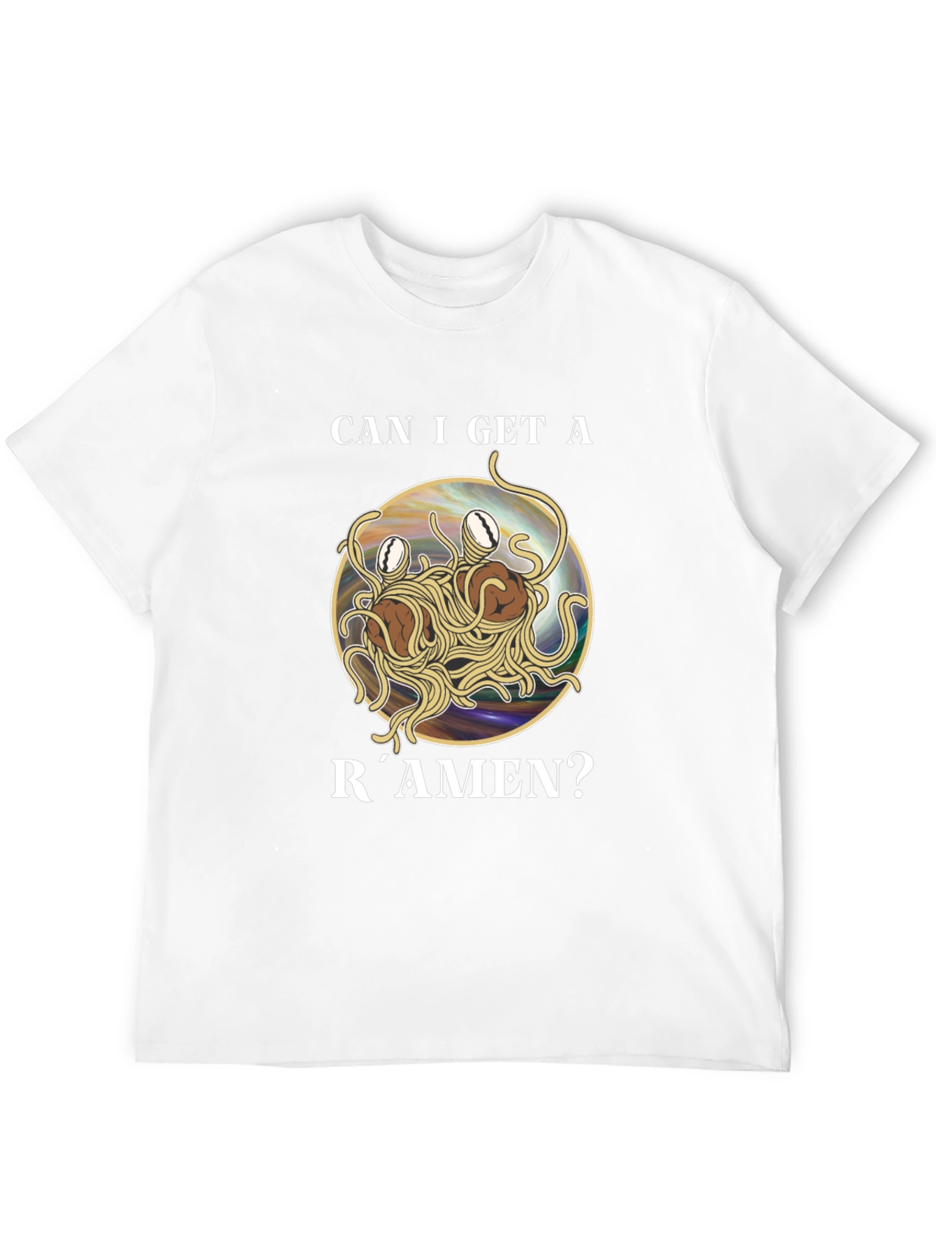 Flying Spaghetti Monster T-Shirt Ramen Tee