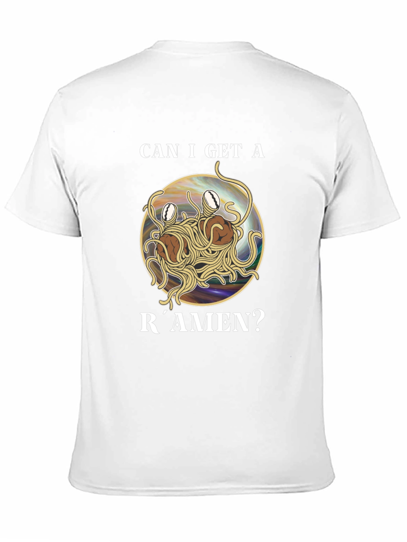 Flying Spaghetti Monster T-Shirt Ramen Tee