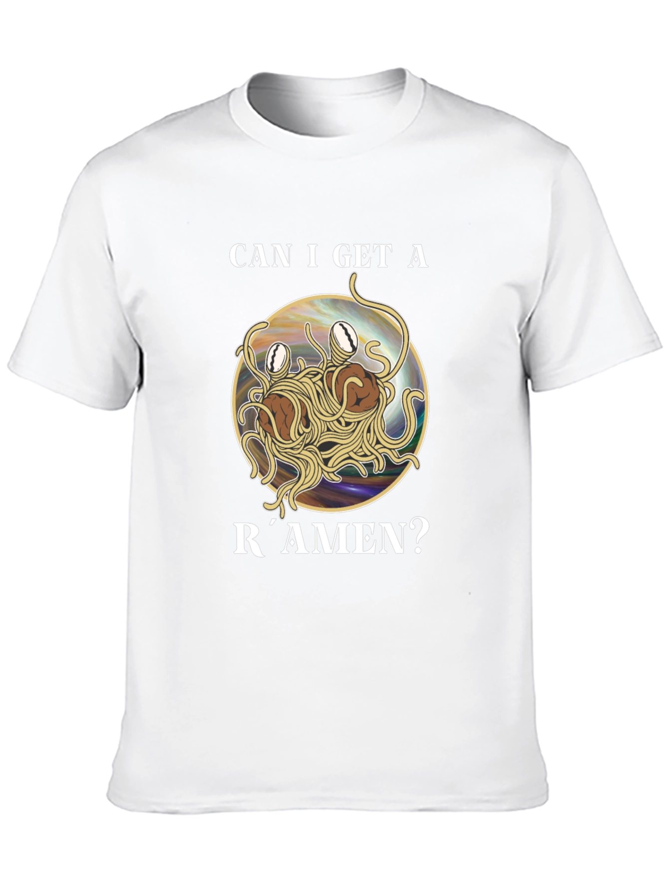 Flying Spaghetti Monster T-Shirt Ramen Tee