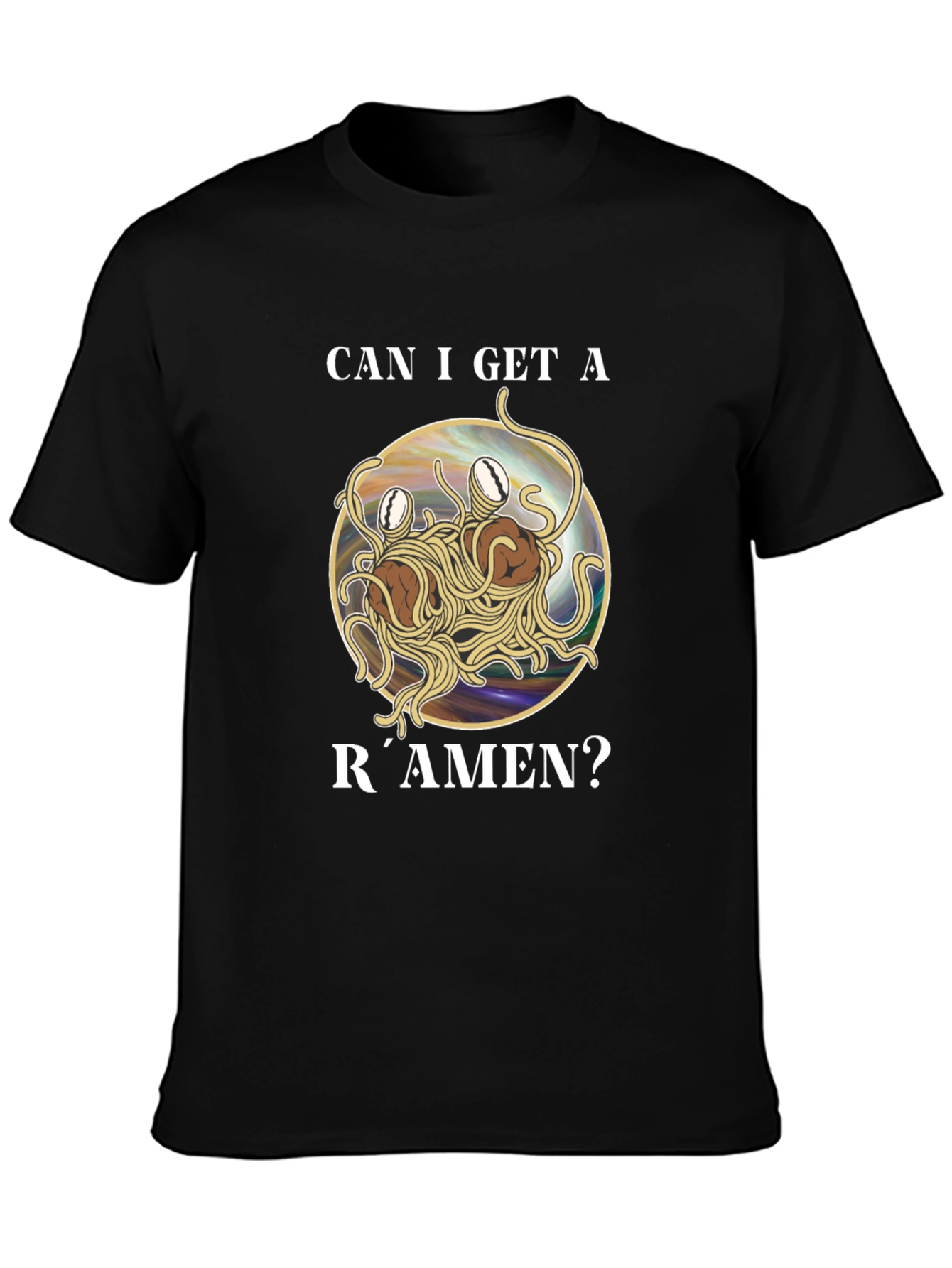 Flying Spaghetti Monster T-Shirt Ramen Tee