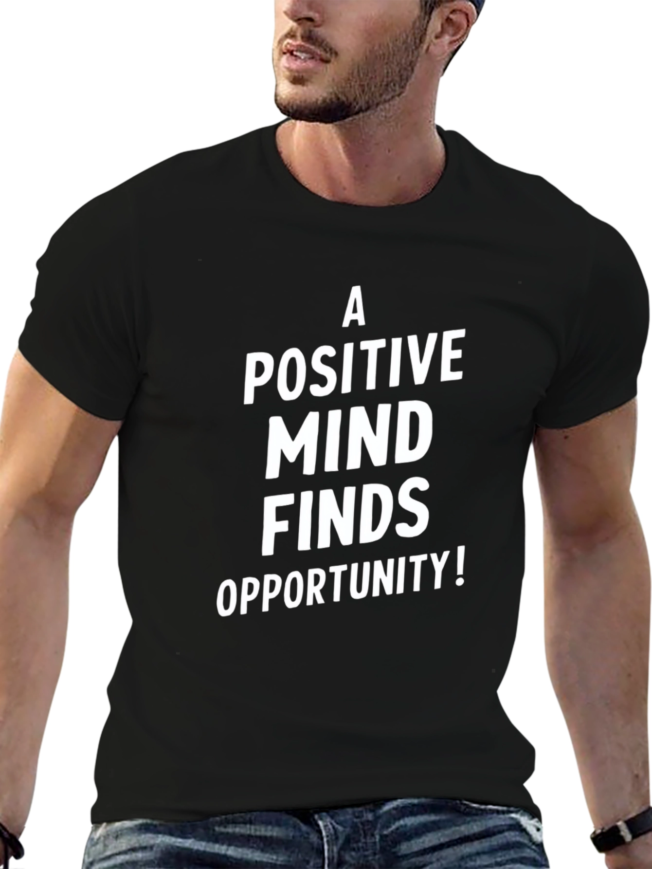 Positive Mind T-Shirt - Motivational Graphic Tee