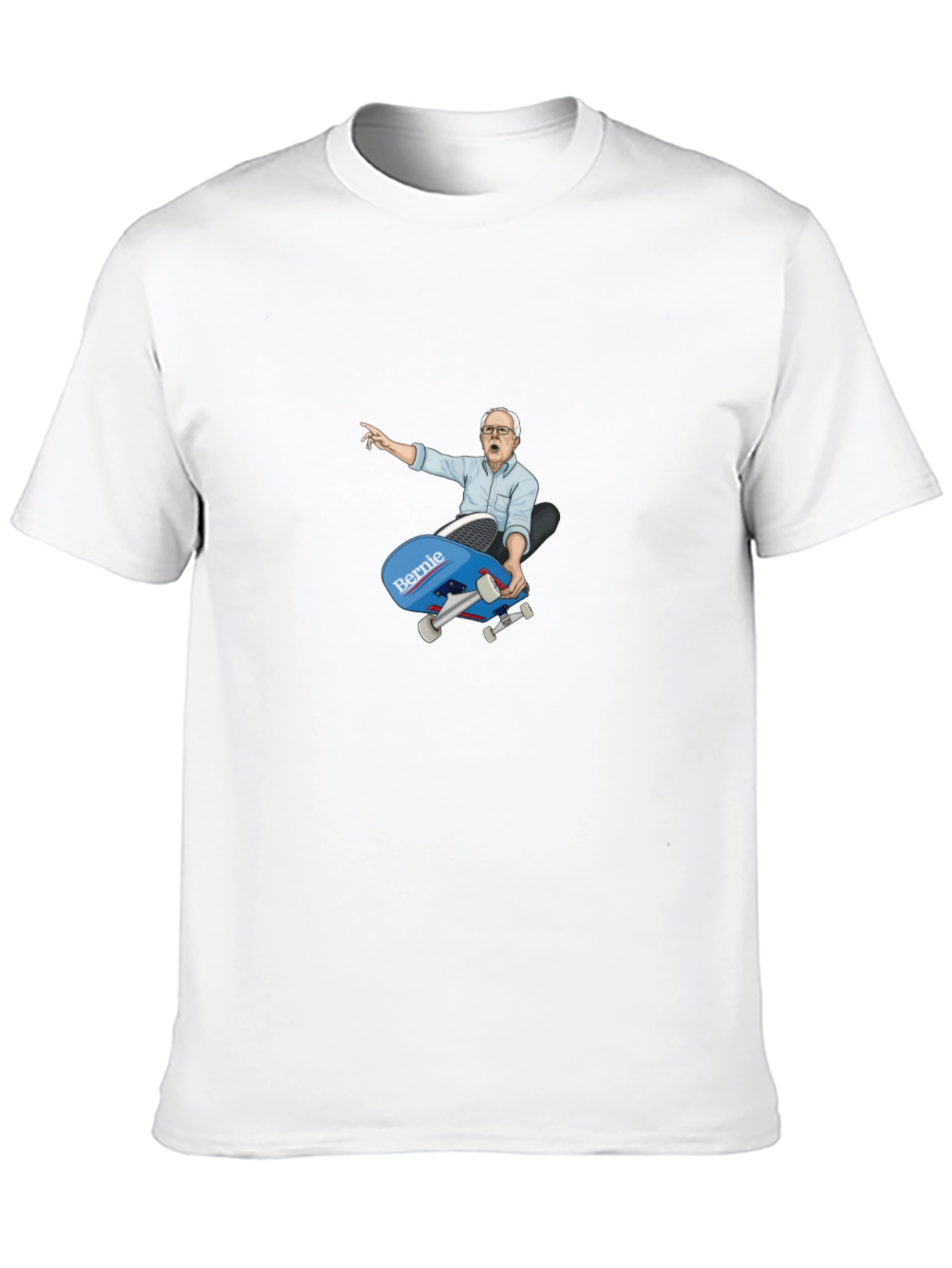 Skateboarding Bernie Graphic Tee