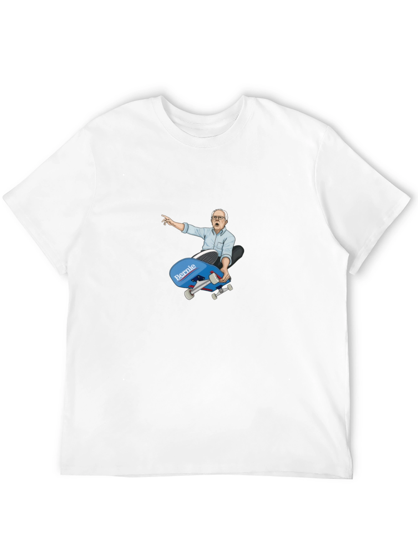 Skateboarding Bernie Graphic Tee