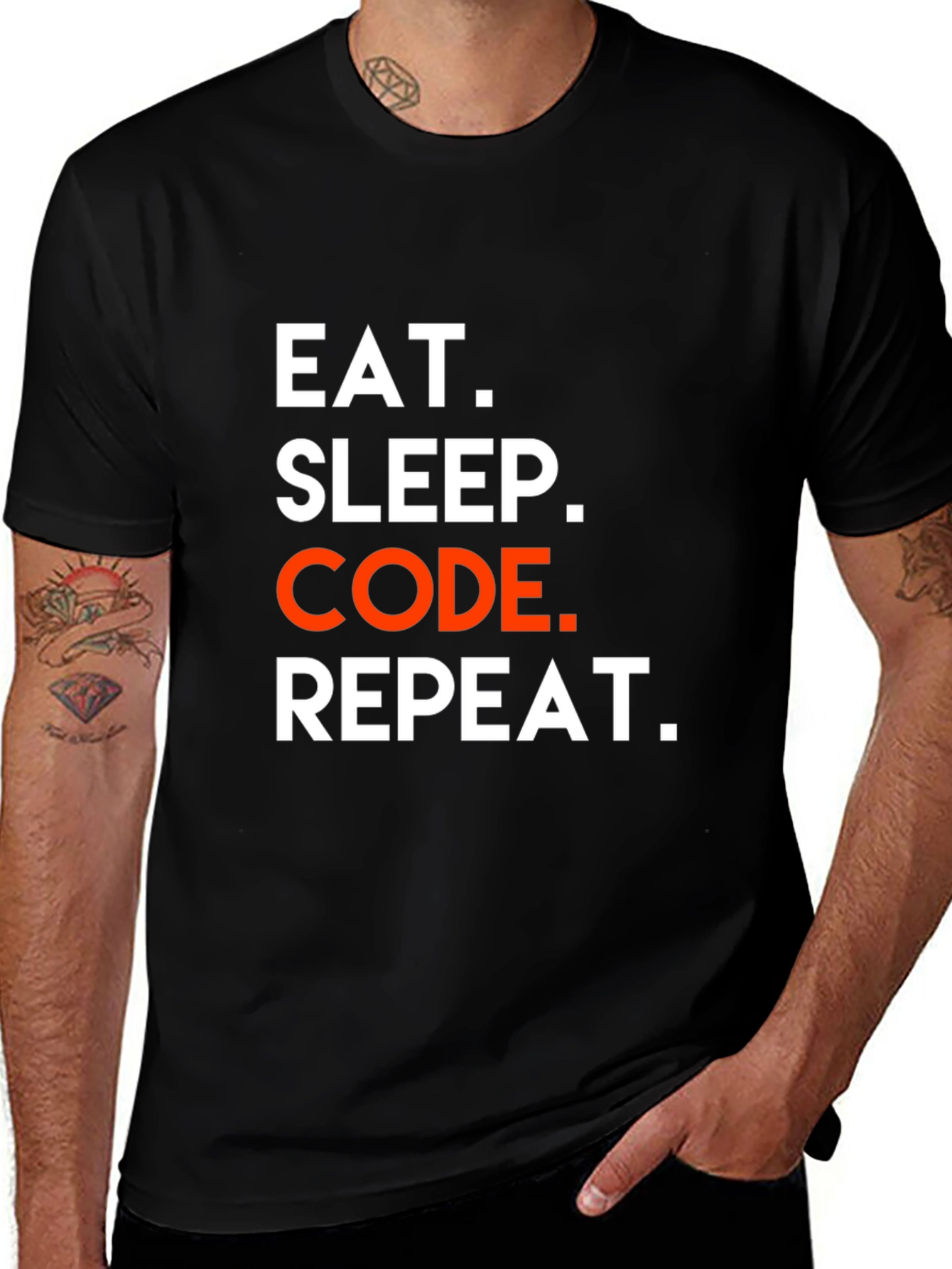 Eat Sleep Code Repeat Programmer T-Shirt