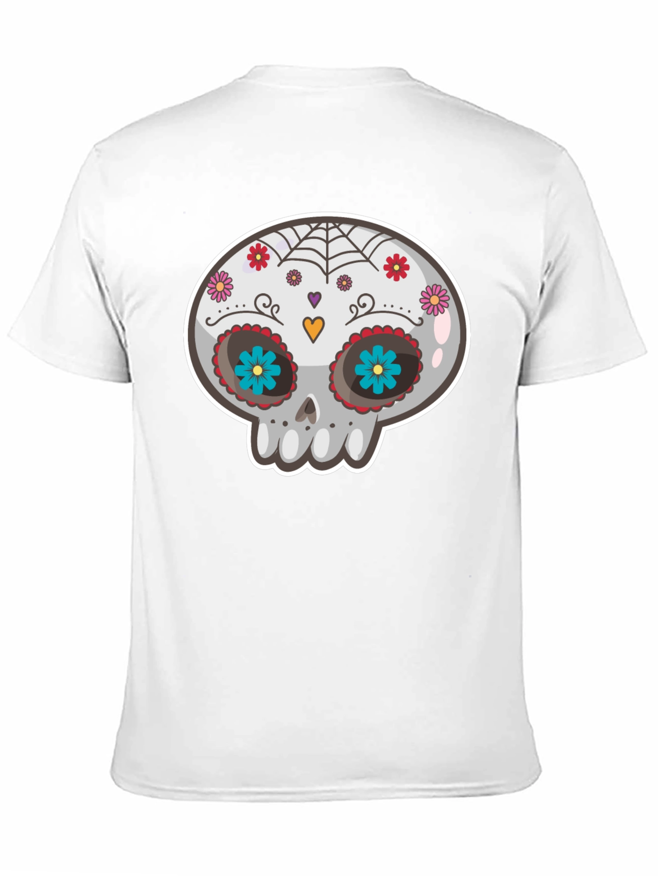 Sugar Skull T-Shirt - Day of the Dead Style