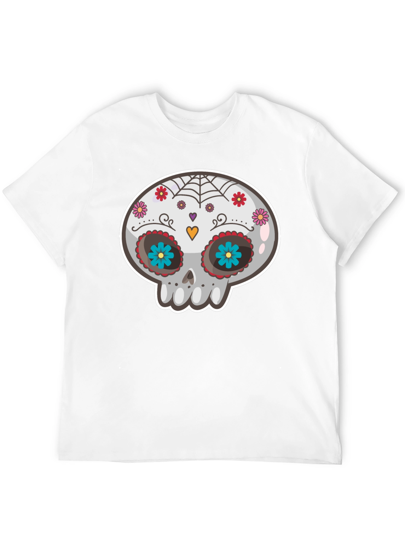 Sugar Skull T-Shirt - Day of the Dead Style