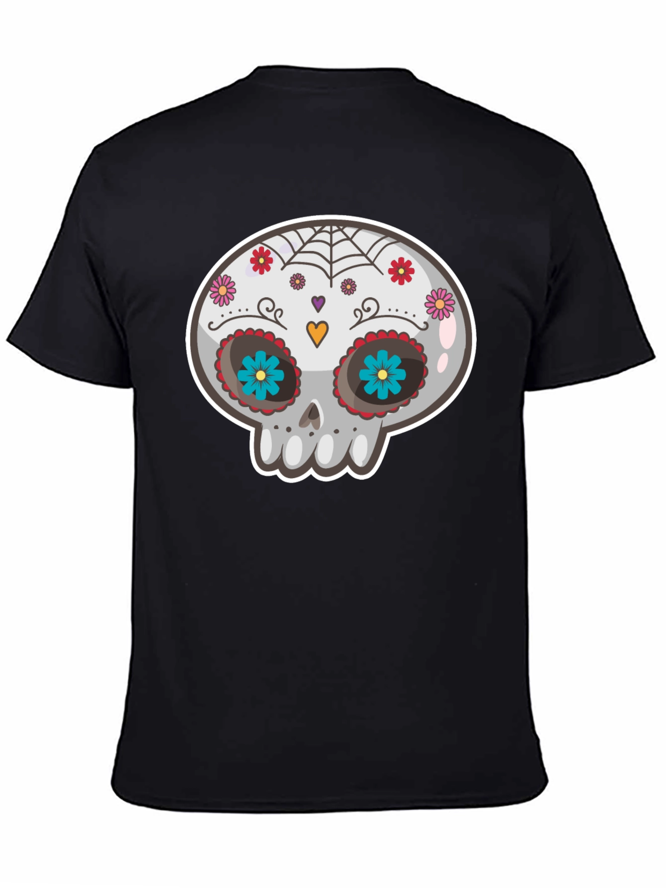 Sugar Skull T-Shirt - Day of the Dead Style