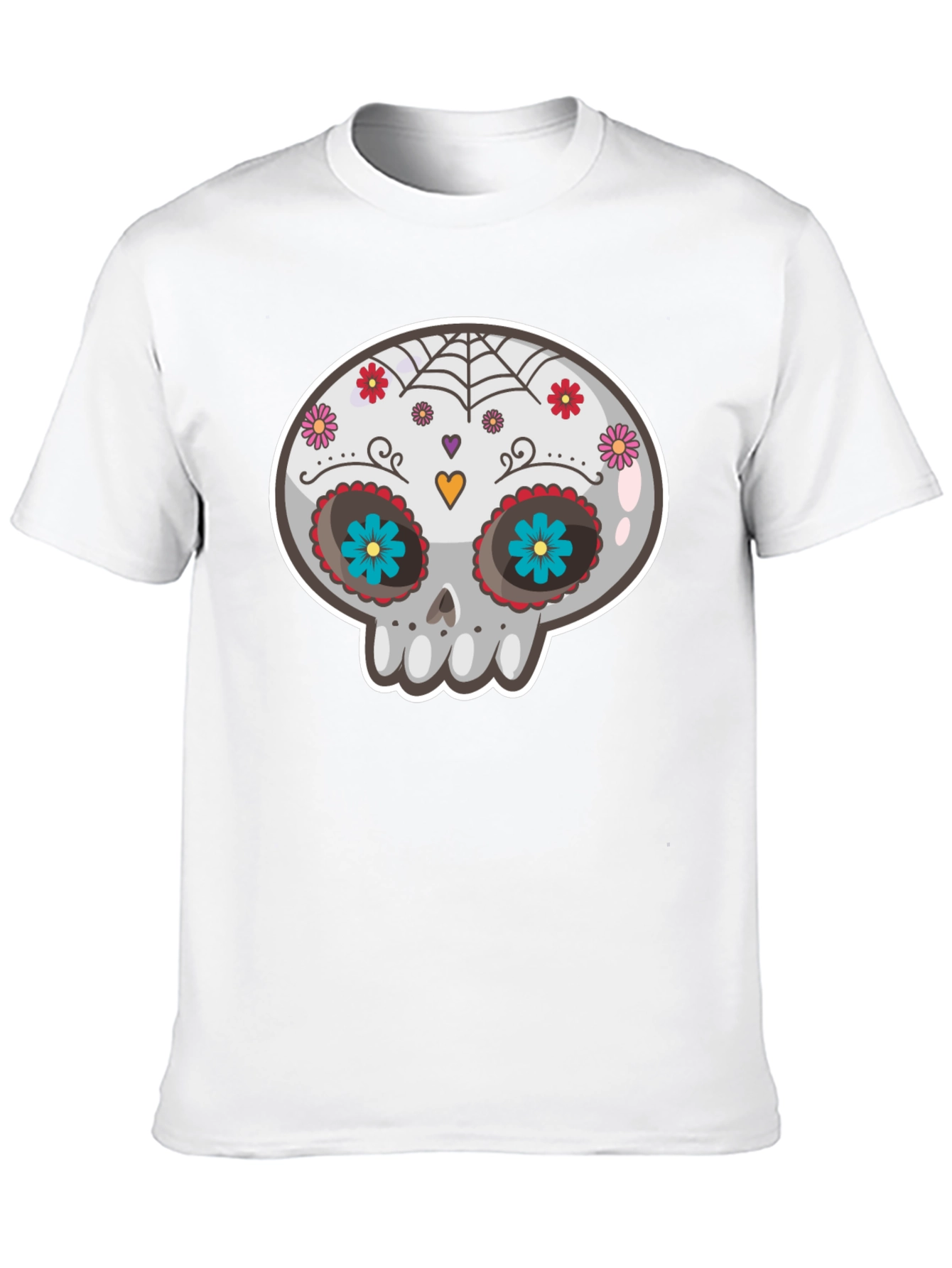 Sugar Skull T-Shirt - Day of the Dead Style