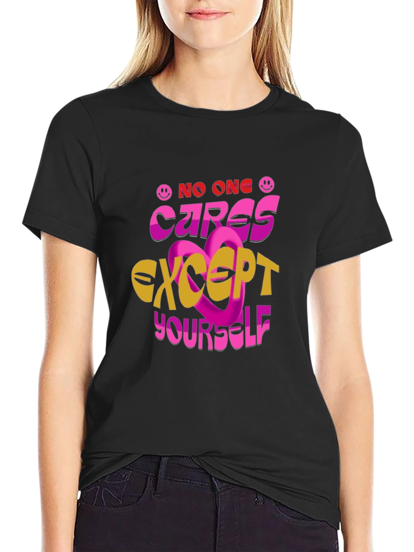 No One Cares Except Yourself Graphic Tee