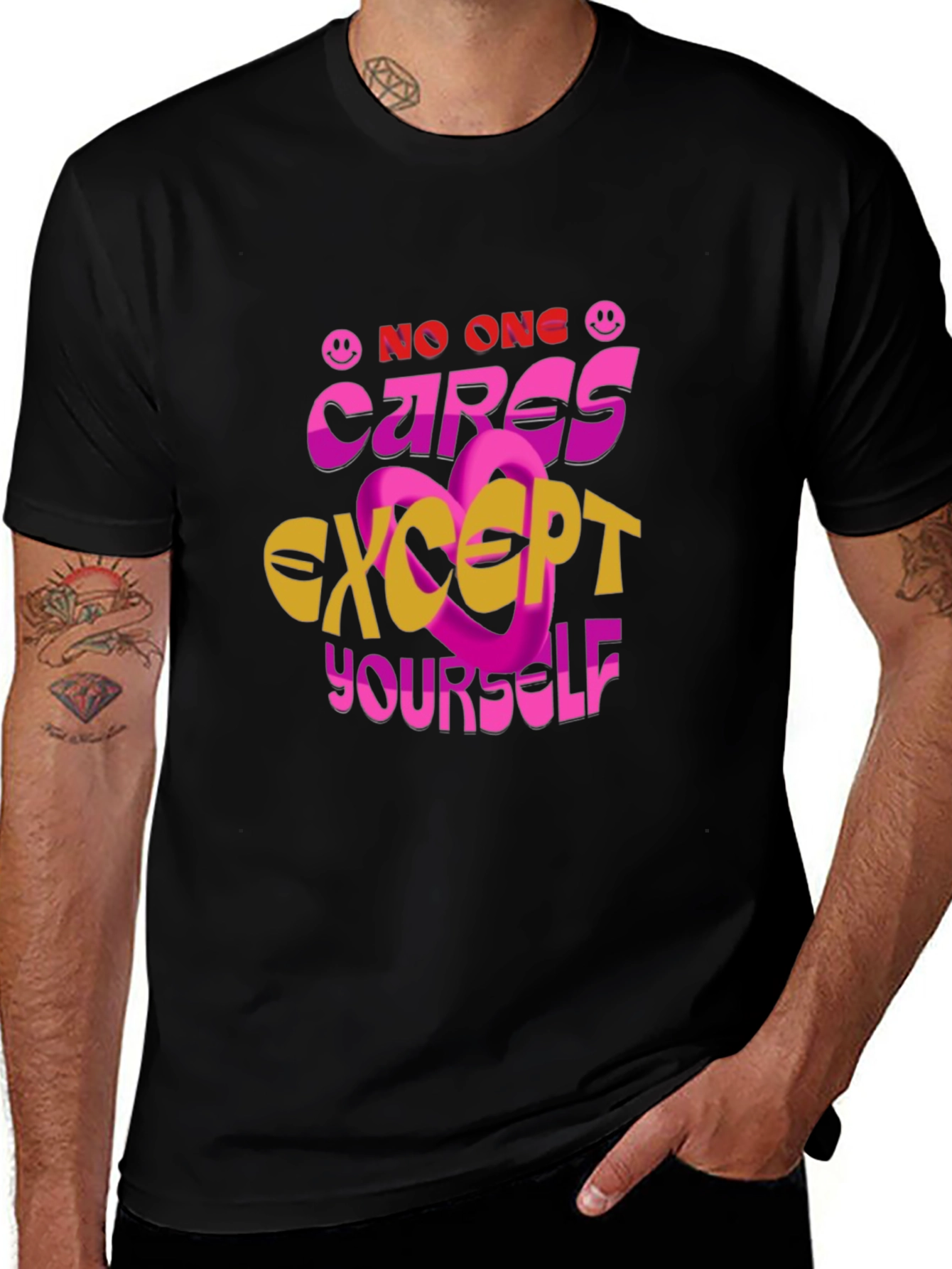 No One Cares Except Yourself Graphic Tee