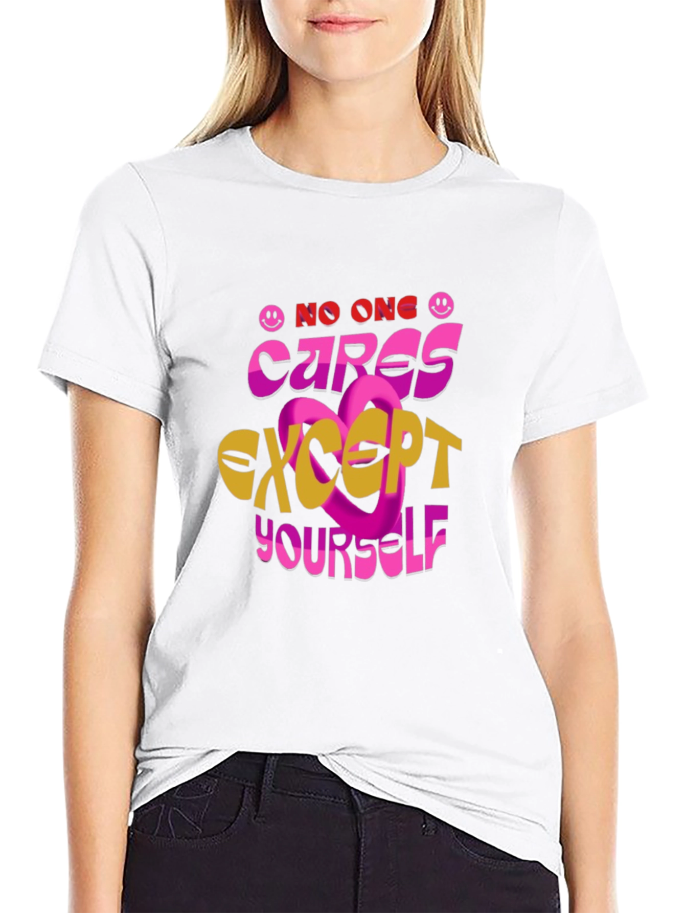No One Cares Except Yourself Graphic Tee