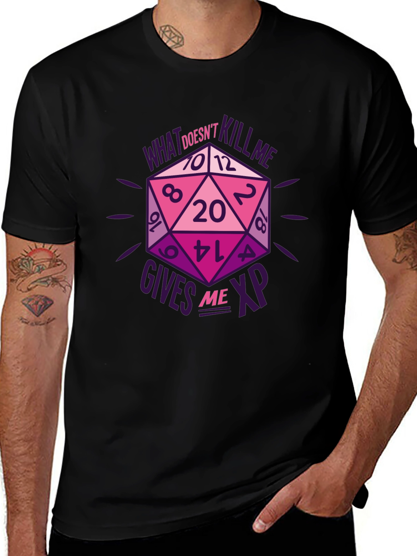 D20 XP Graphic Tee - Gamer Apparel