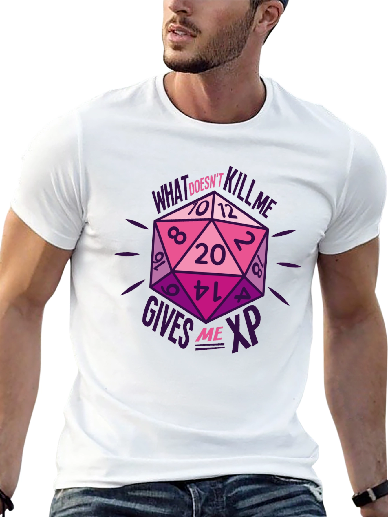 D20 XP Graphic Tee - Gamer Apparel