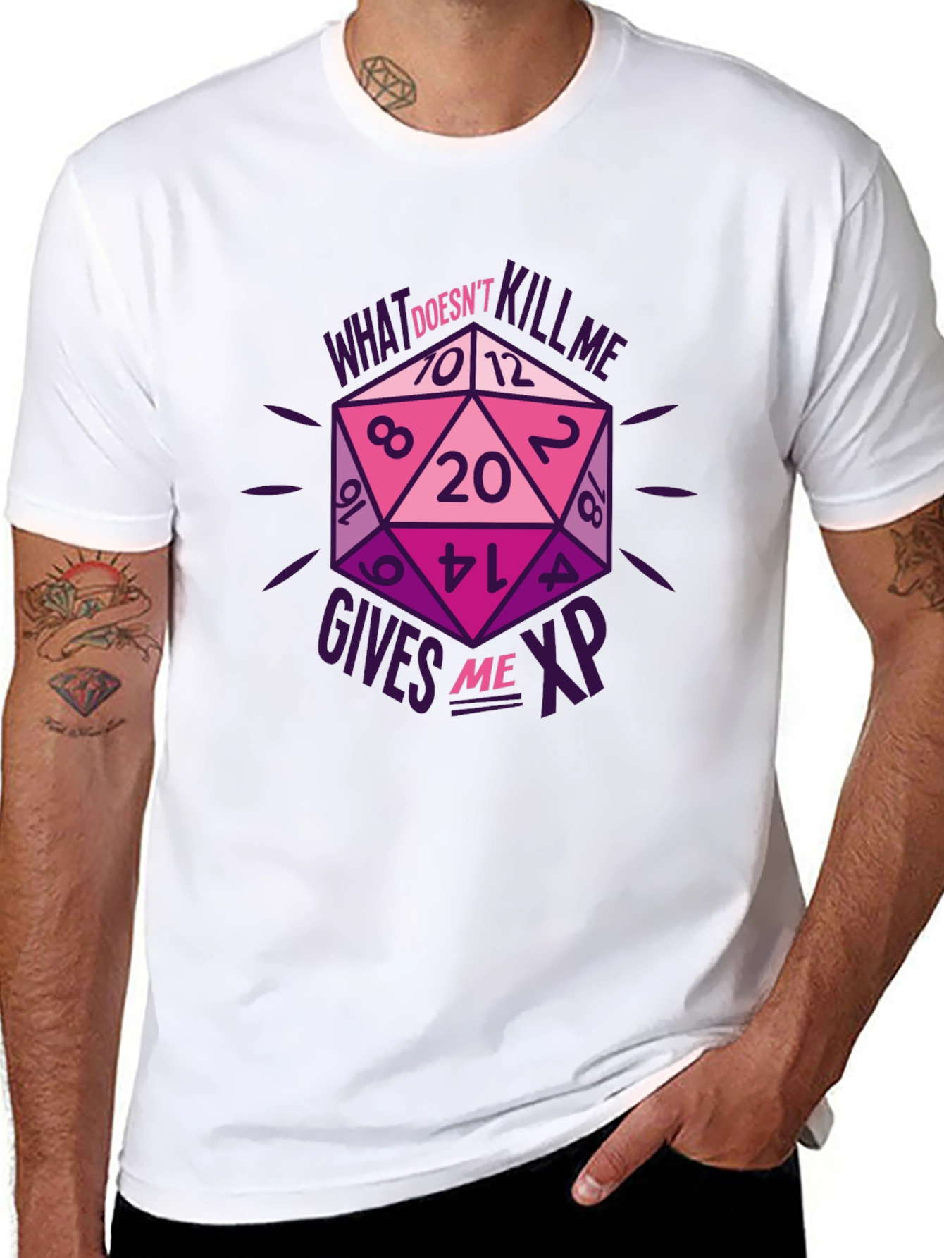 D20 XP Graphic Tee - Gamer Apparel