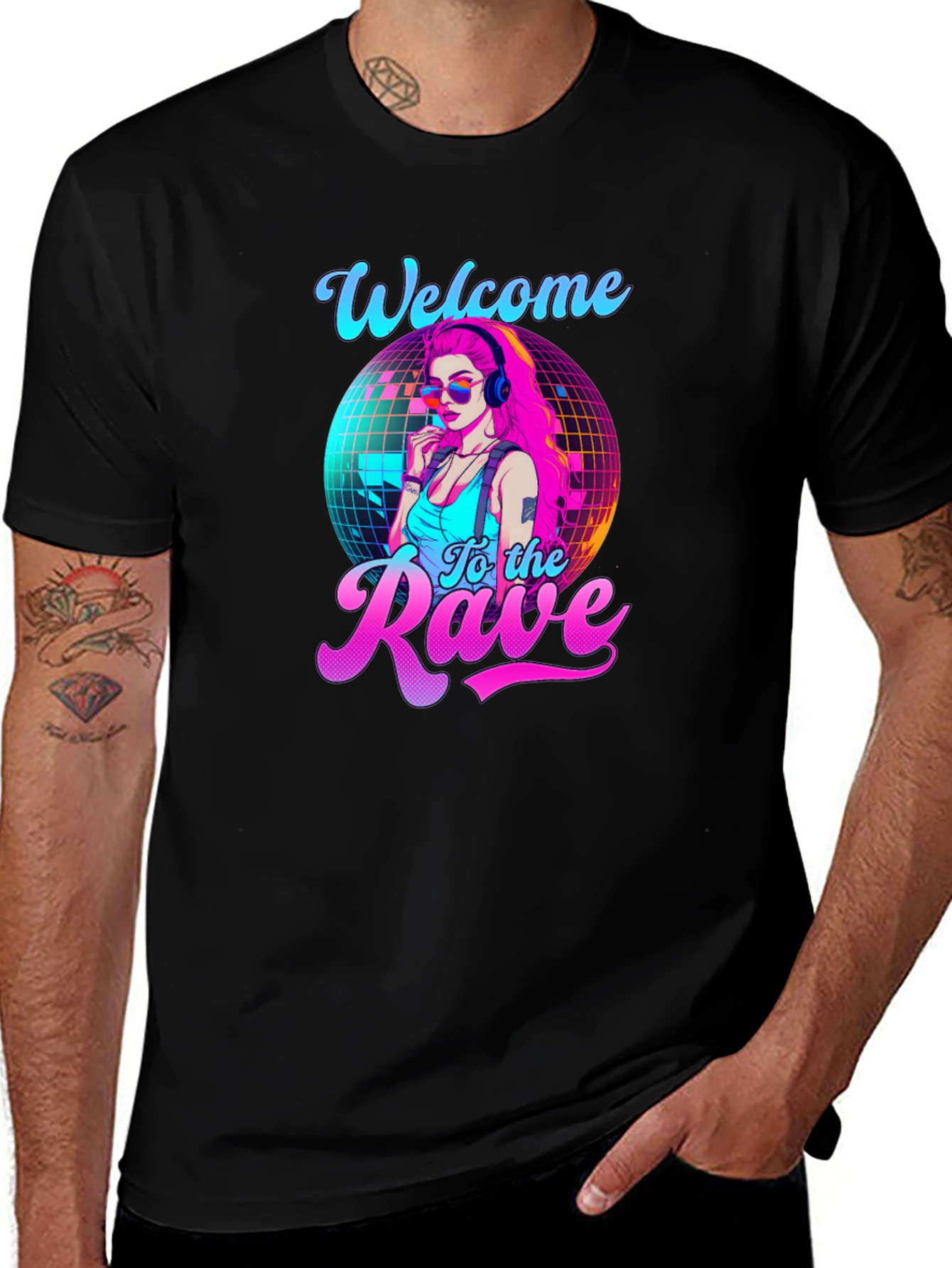 Welcome to the Rave Graphic Tee