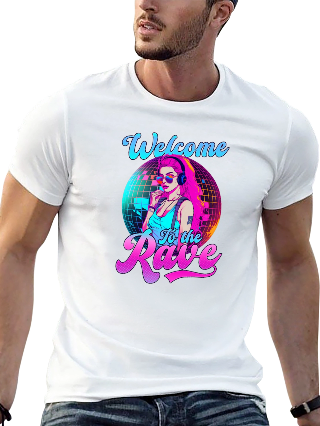 Welcome to the Rave Graphic Tee