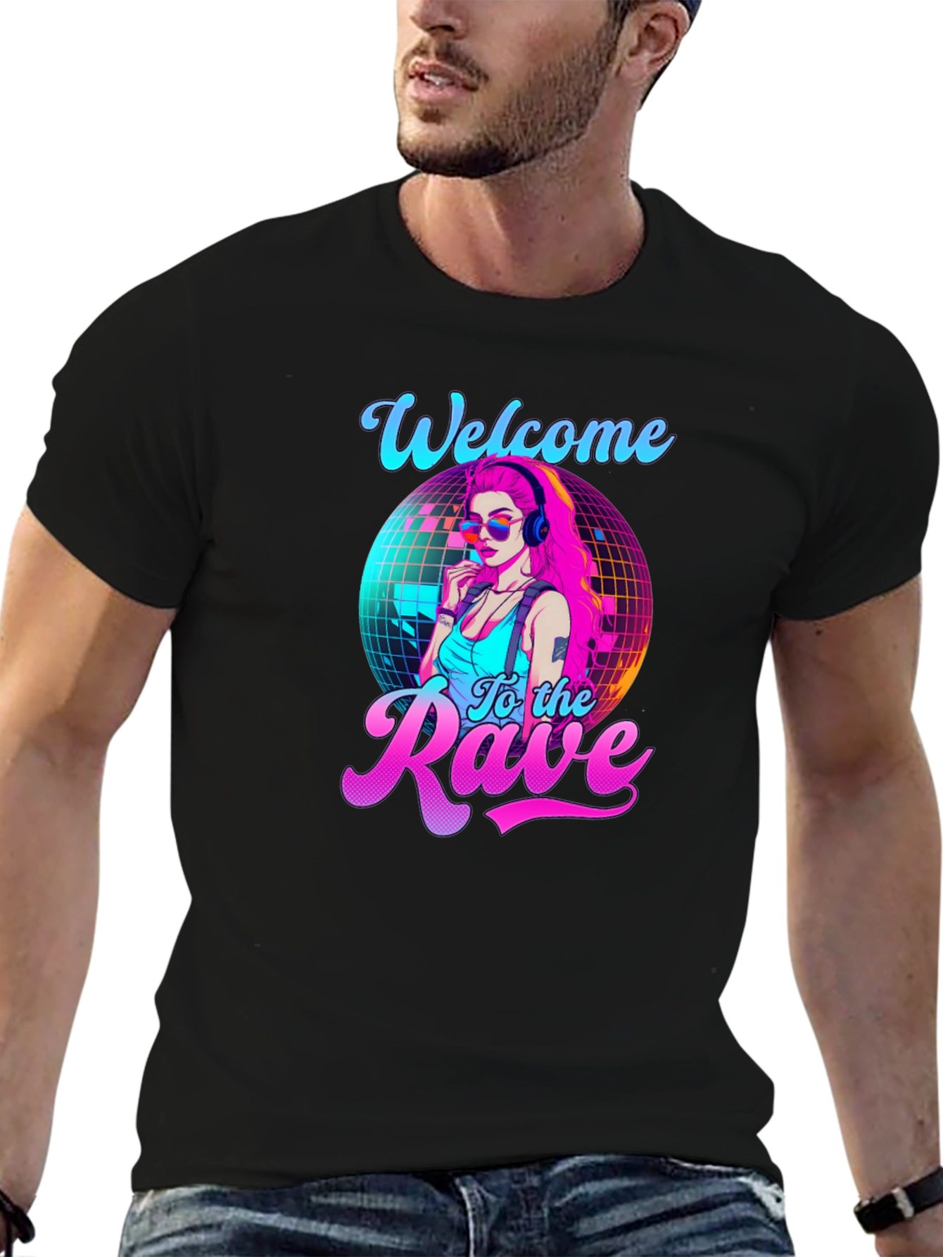Welcome to the Rave Graphic Tee