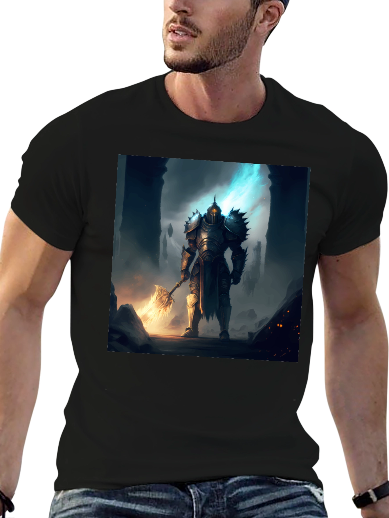 Warrior Knight Graphic T-Shirt