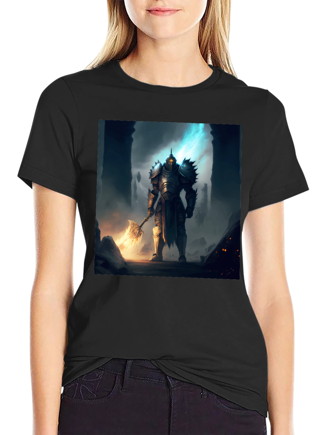 Warrior Knight Graphic T-Shirt