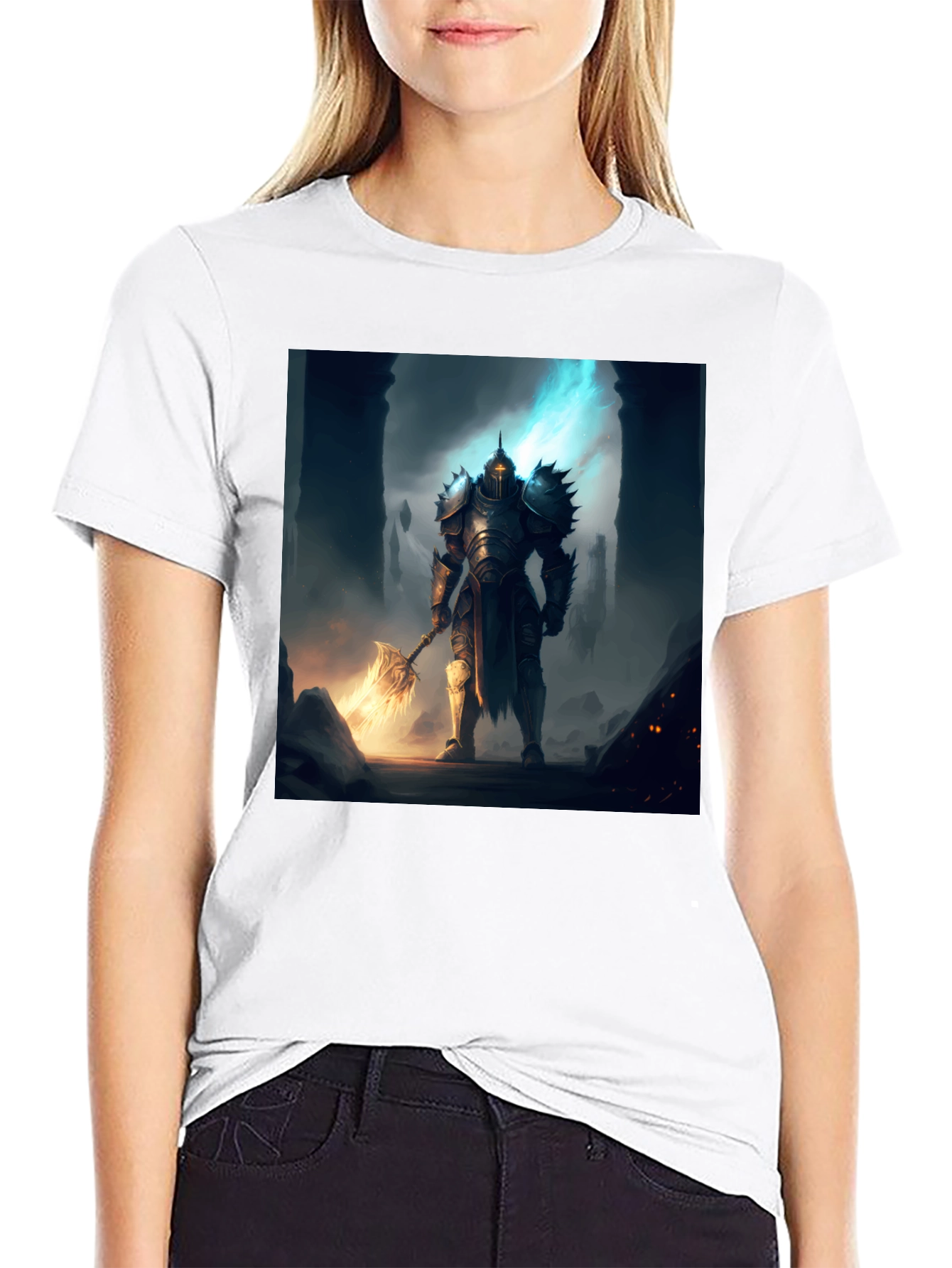 Warrior Knight Graphic T-Shirt