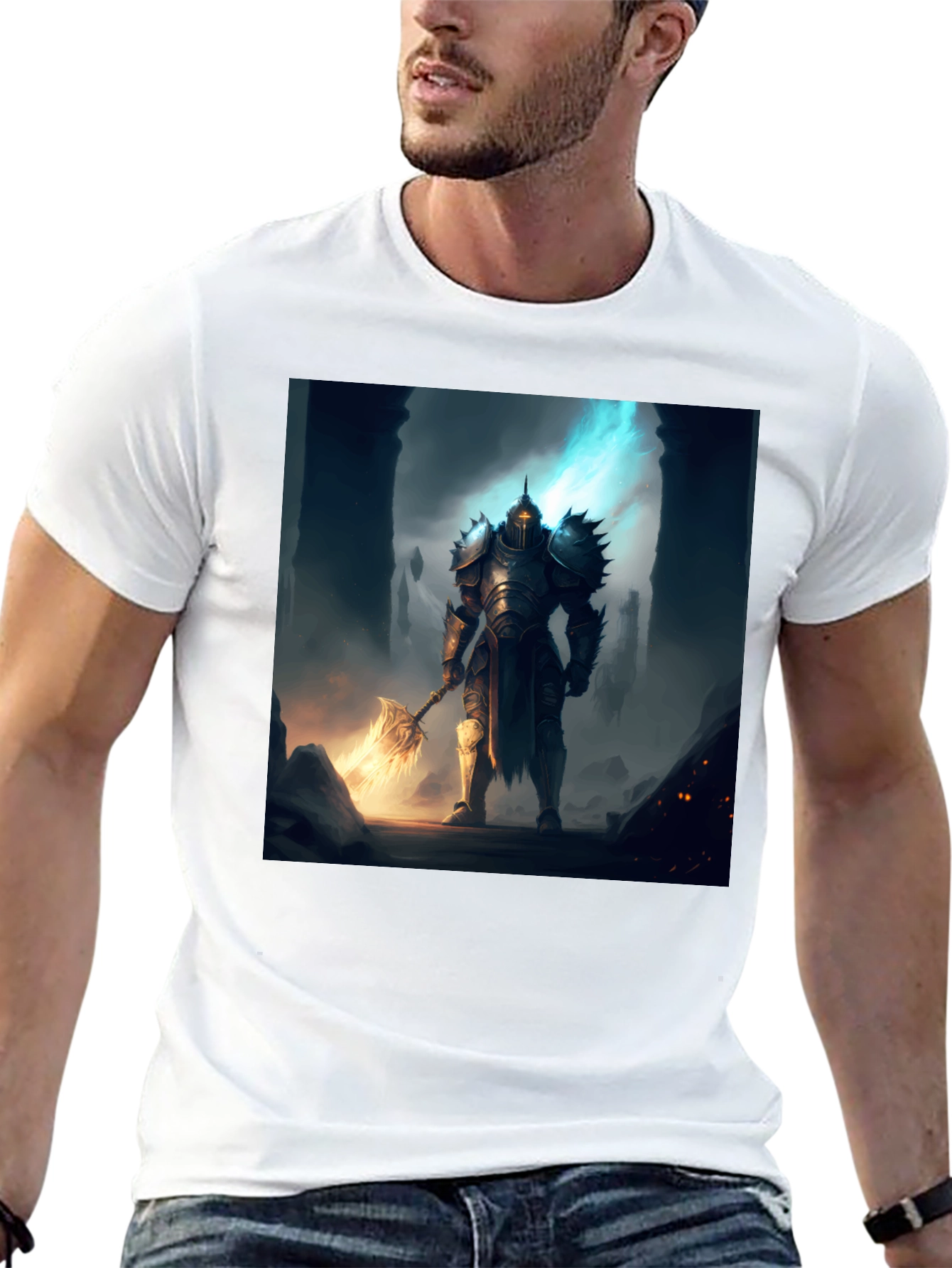 Warrior Knight Graphic T-Shirt