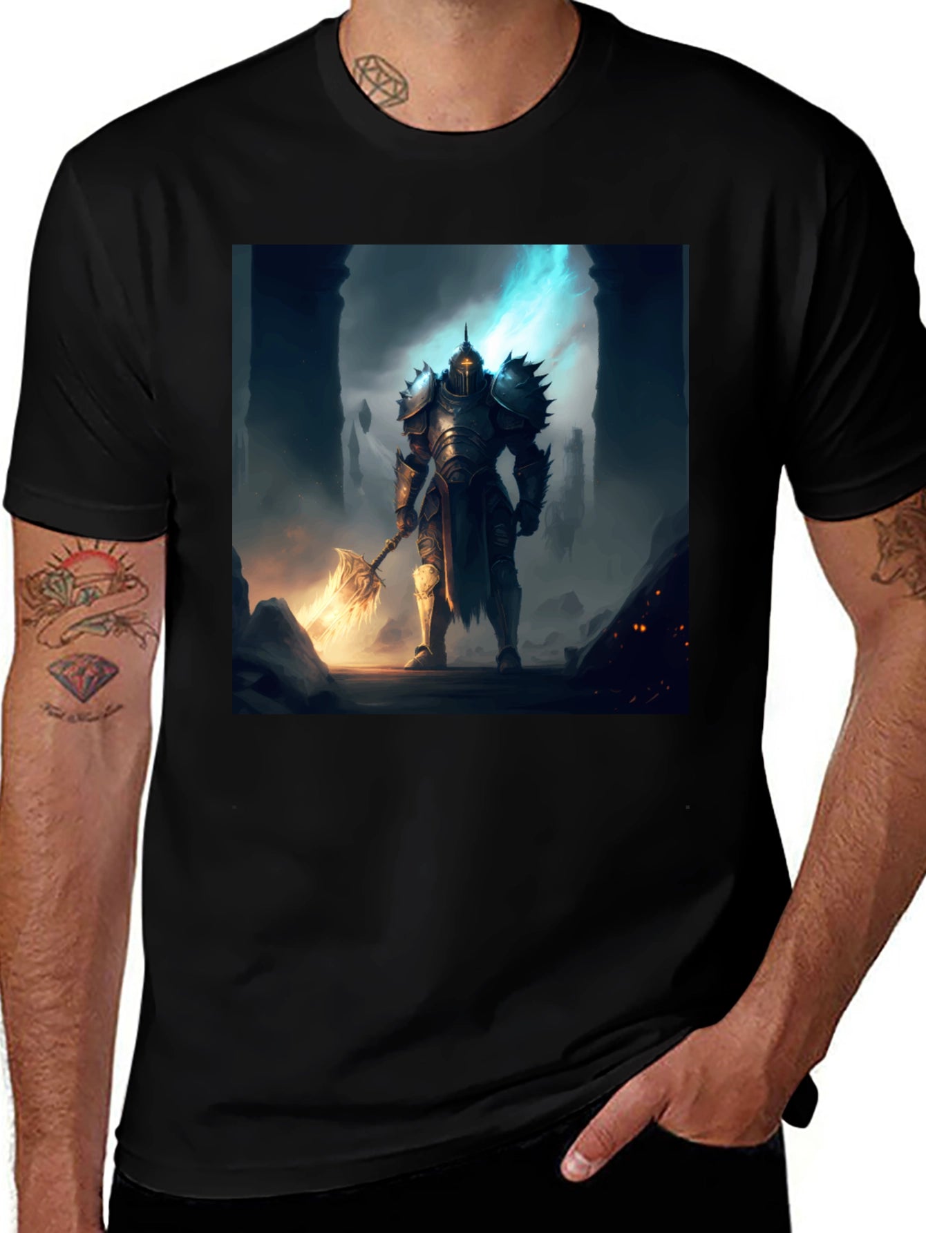 Warrior Knight Graphic T-Shirt