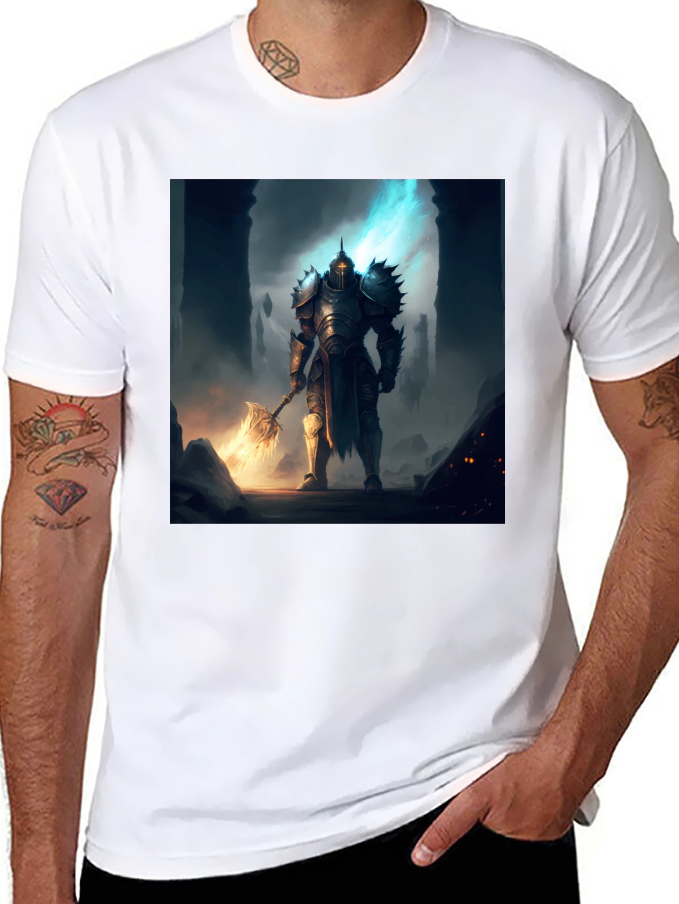 Warrior Knight Graphic T-Shirt