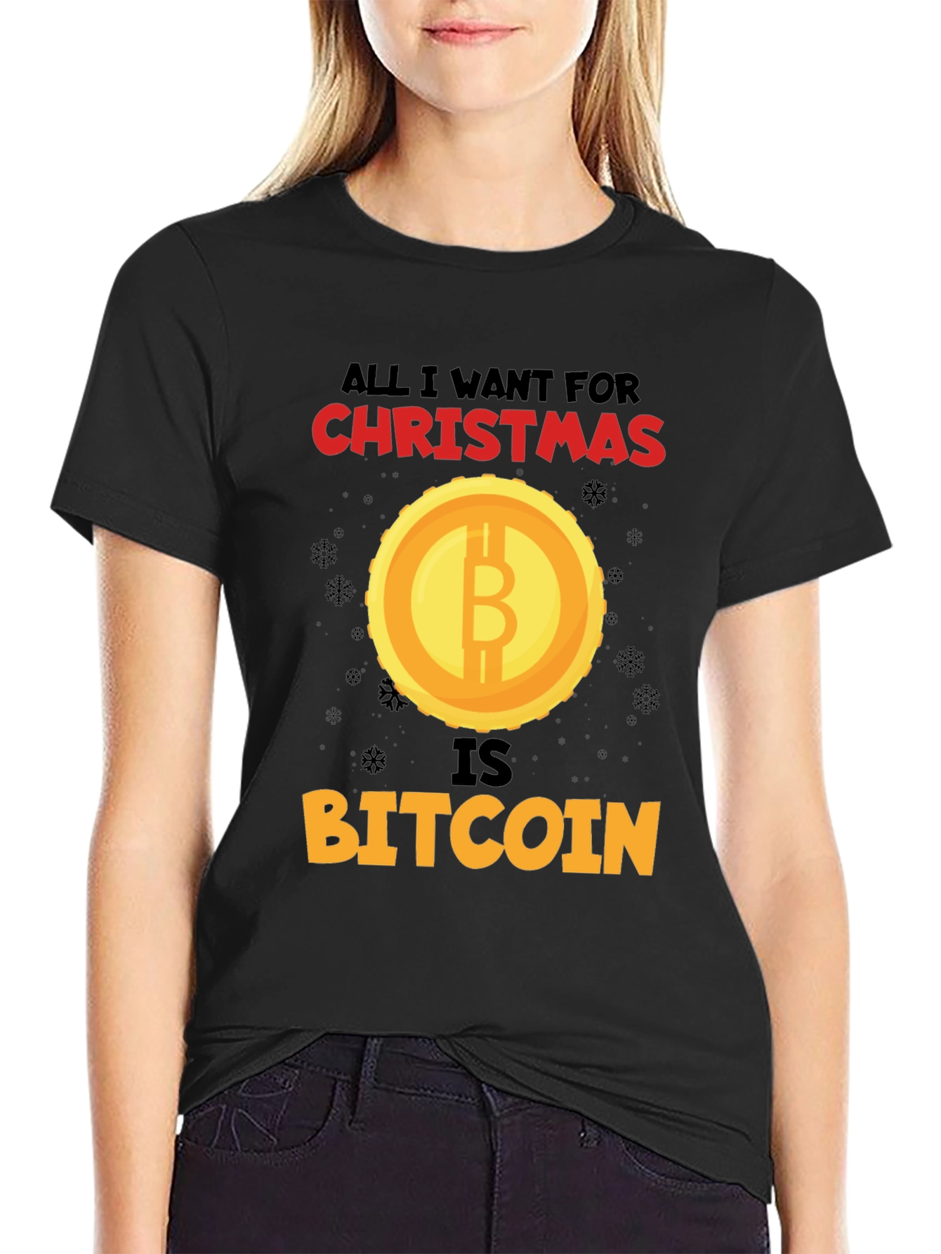 Bitcoin Christmas T-Shirt - Crypto Holiday Tee
