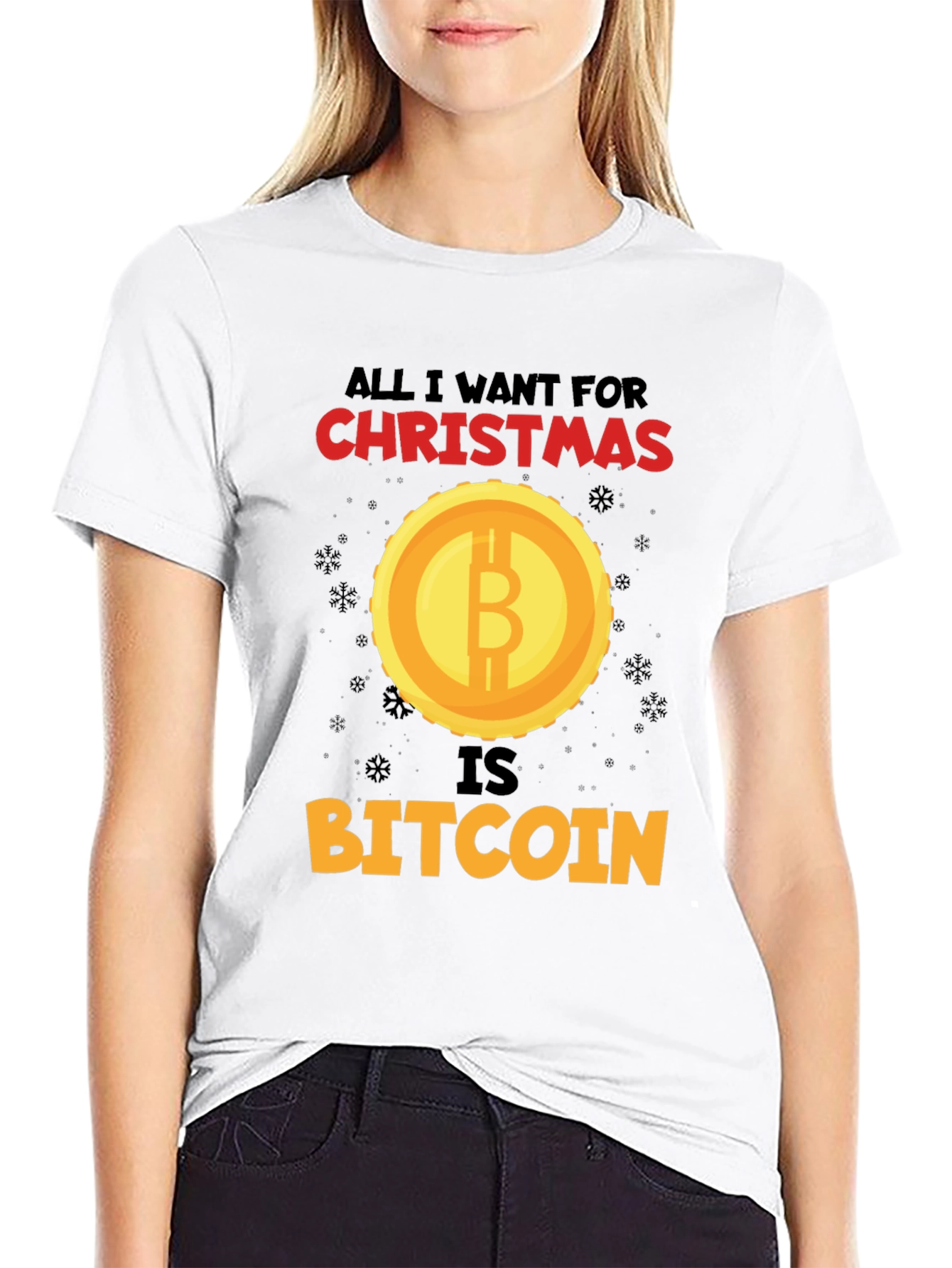 Bitcoin Christmas T-Shirt - Crypto Holiday Tee