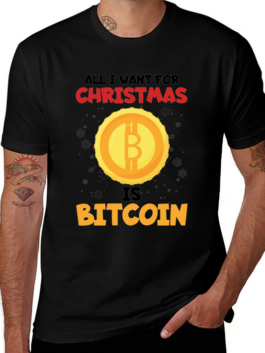 Bitcoin Christmas T-Shirt - Crypto Holiday Tee