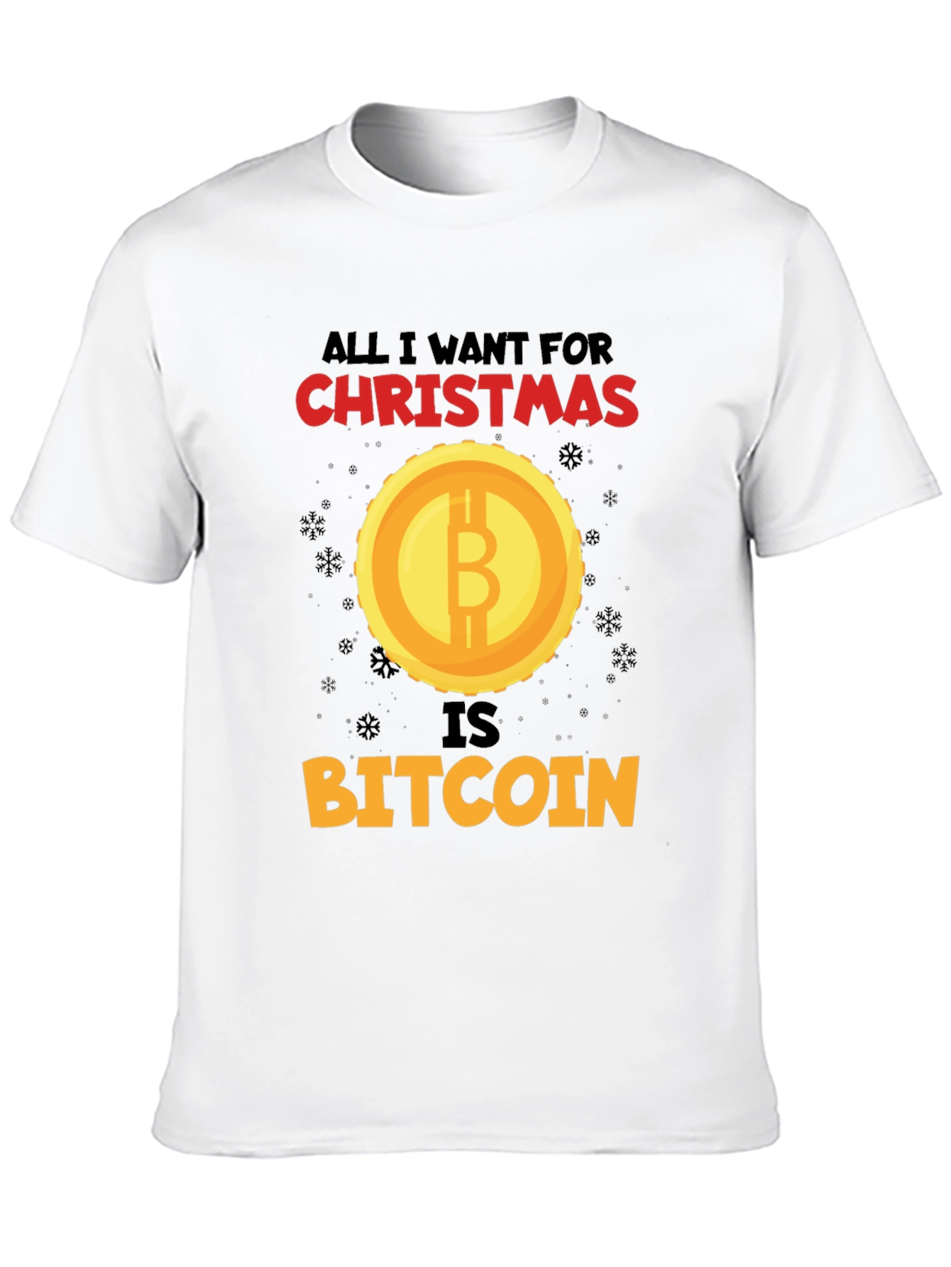 Bitcoin Christmas T-Shirt - Crypto Holiday Tee