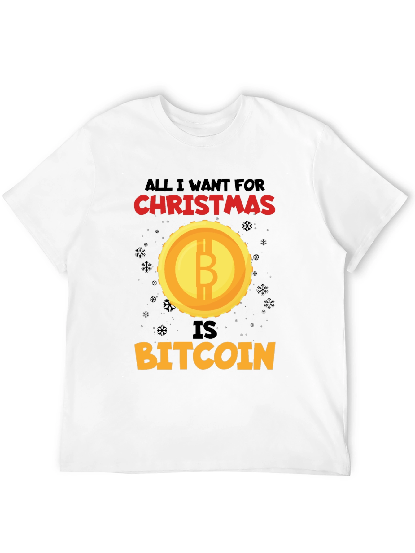 Bitcoin Christmas T-Shirt - Crypto Holiday Tee