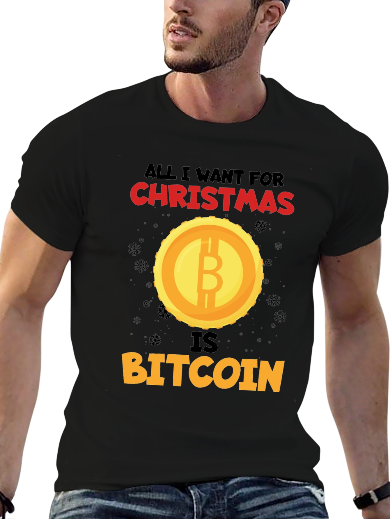 Bitcoin Christmas T-Shirt - Crypto Holiday Tee