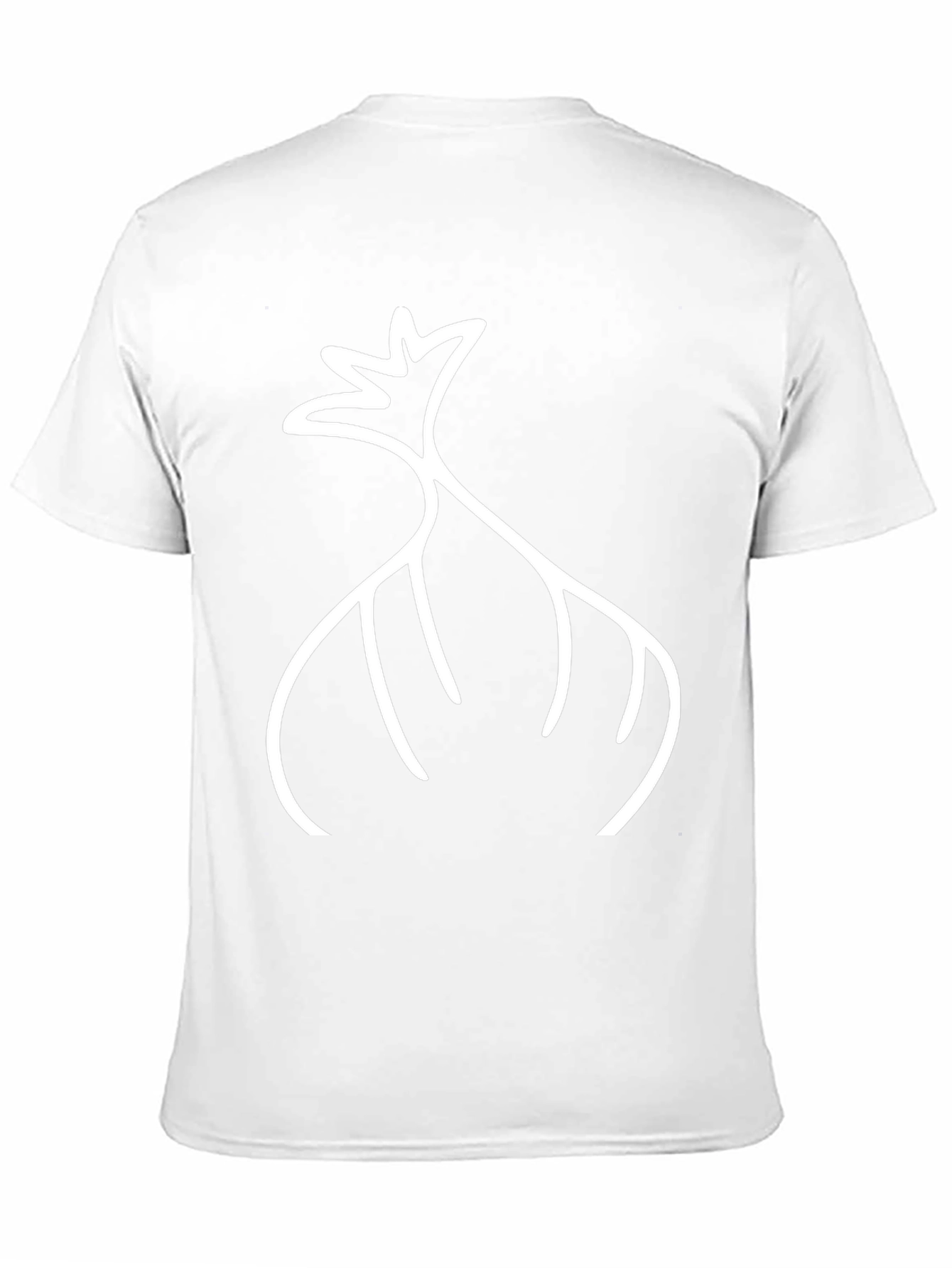Minimalist Garlic Graphic Black T-Shirt